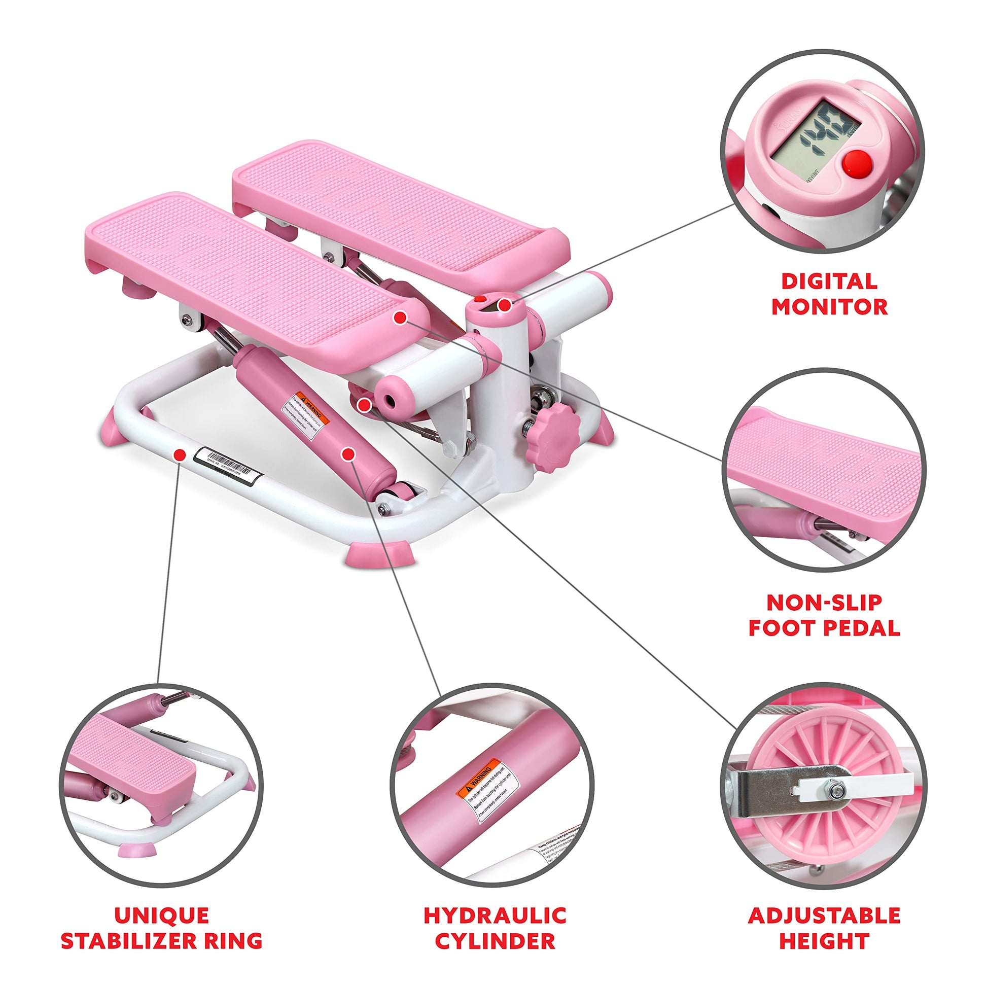 Sunny Health & Fitness Mini Stepper for Exercise Low-Impact Stair Step Cardio Equipment Sunny Health & Fitness buy supplements canada