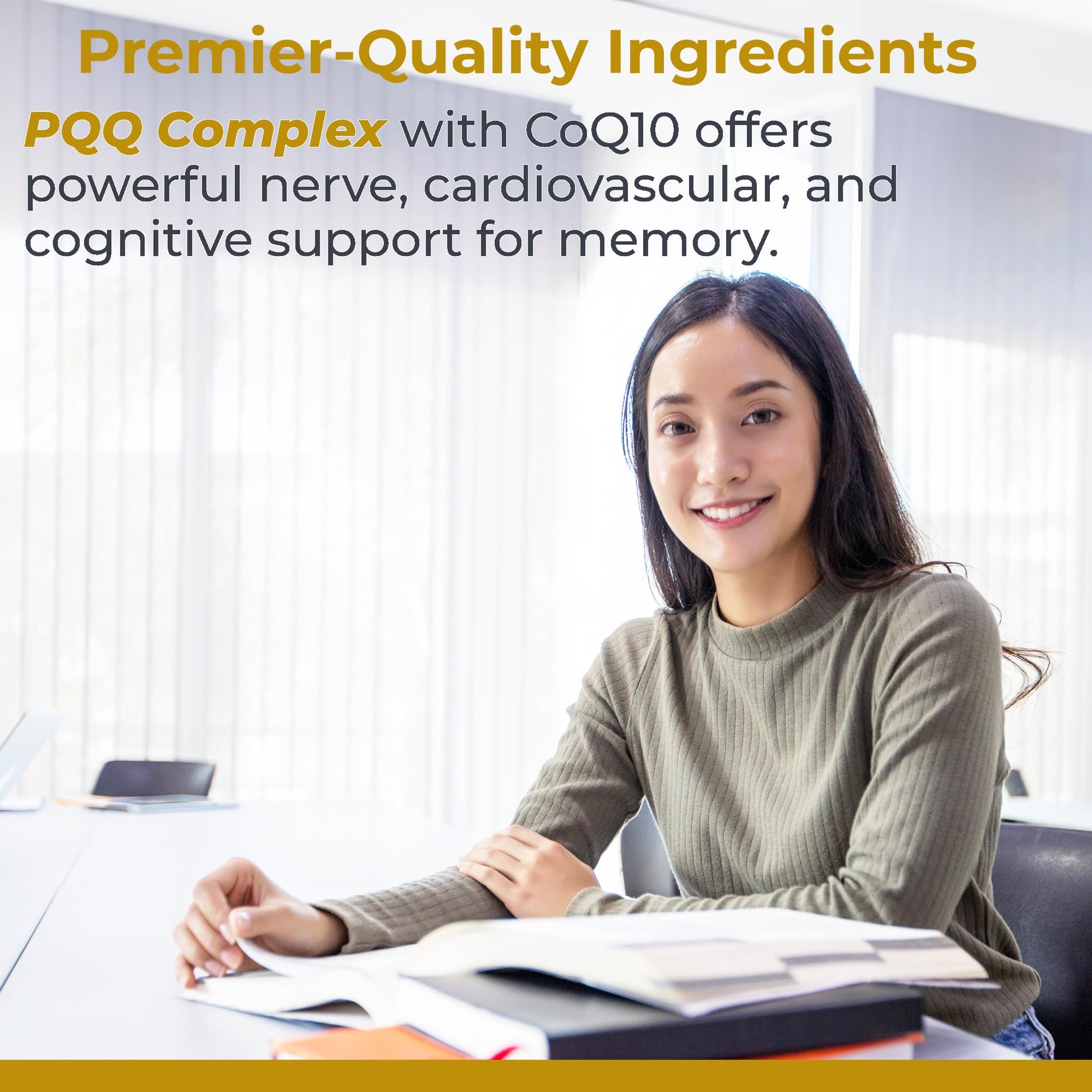 Premier Research Labs Premier PQQ Complex with CoQ10 - Coenzyme Q10, Co Q 10 Supplement with Pyrroloquinoline Quinone (PQQ) for Antioxidant, Brain & Heart Support - 60 Vegetarian Capsules Premier Research Labs buy supplements canada