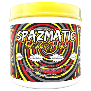 Spazmatic Pre-Workout Powder - 400mgs Caffeine - 6 Grams Pure Citrulline for Muscle TIM MURIELLO'S SPAZMATIC PRE-WORKOUT DRINK buy supplements canada