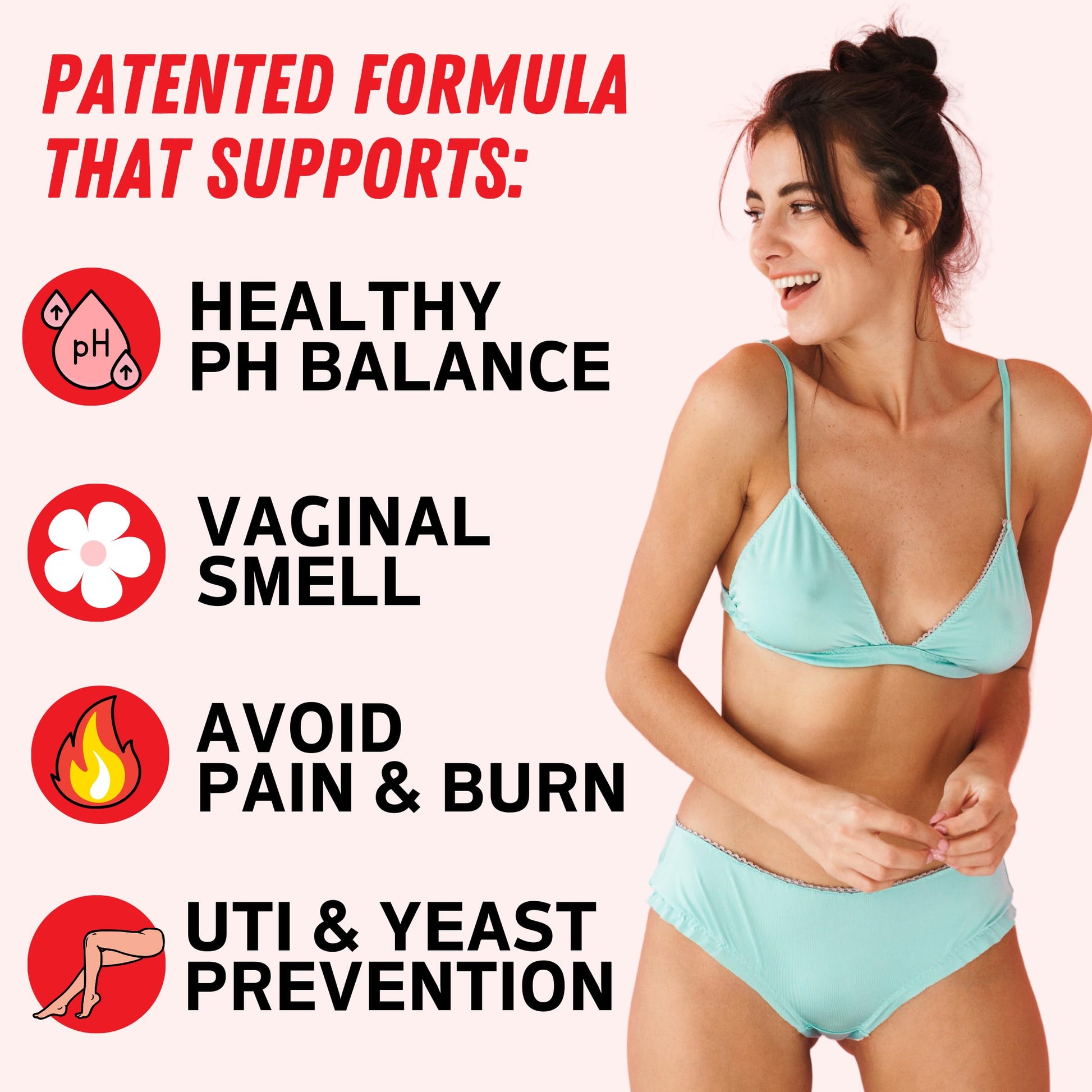 Purely Pink Prebiotic Probiotic Blend for Vaginal Health - Promote pH Balance, Healthy Flora and Odor Peach Perfect buy supplements canada