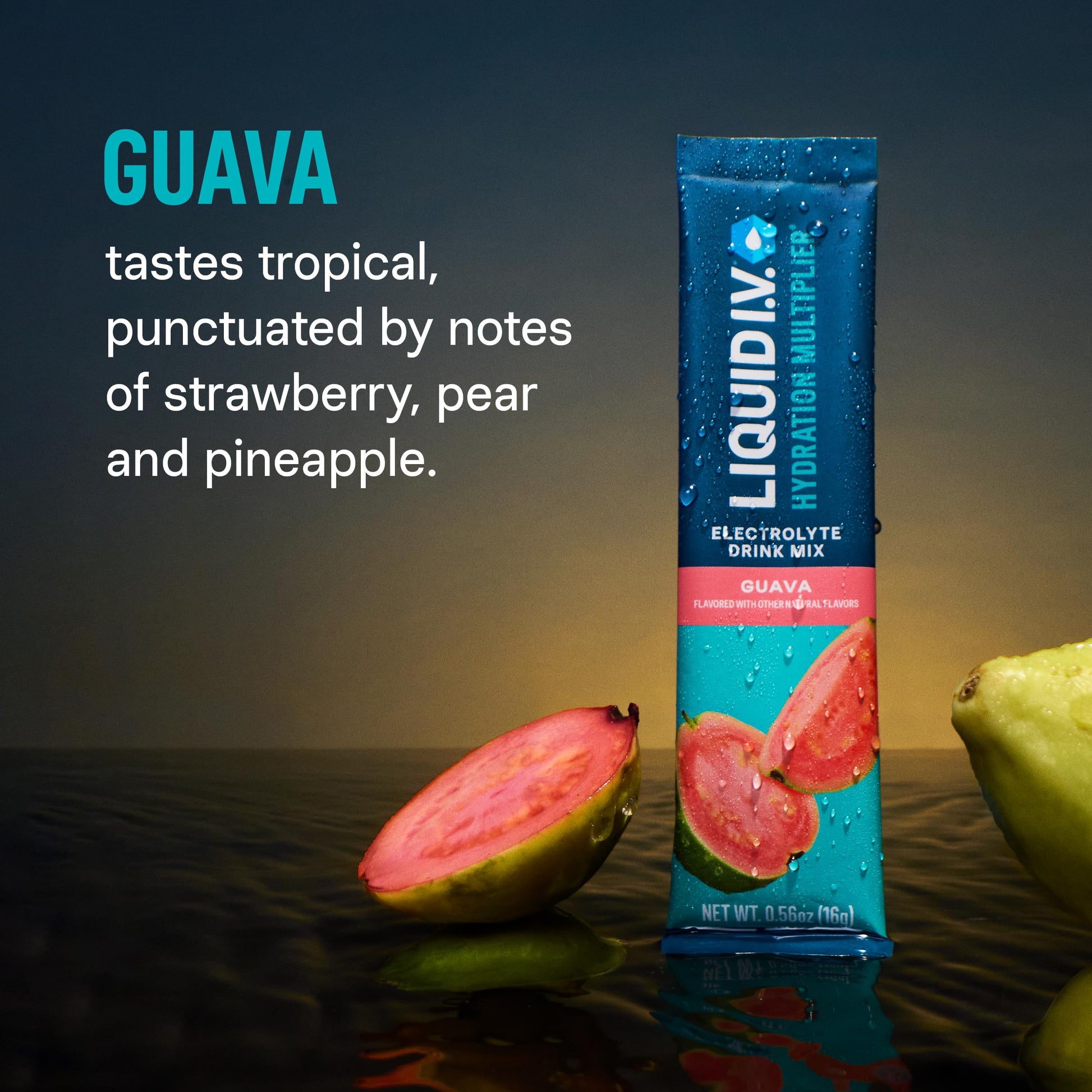 Liquid I.V.® Hydration Multiplier - Guava | Electrolyte Powder Drink Mix | 1 Pack (16 Servings) Liquid I.V. buy supplements canada