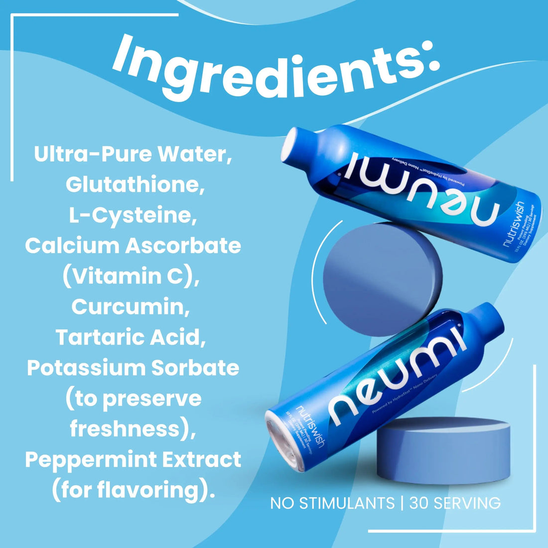 NUTRISWISH Neumi Multivitamin Supplements | 30 Servings | Enhanced Absorption with Ultra-Pure Water & Vitamin D | Immune Support, Joint Health NUTRISWISH buy supplements canada