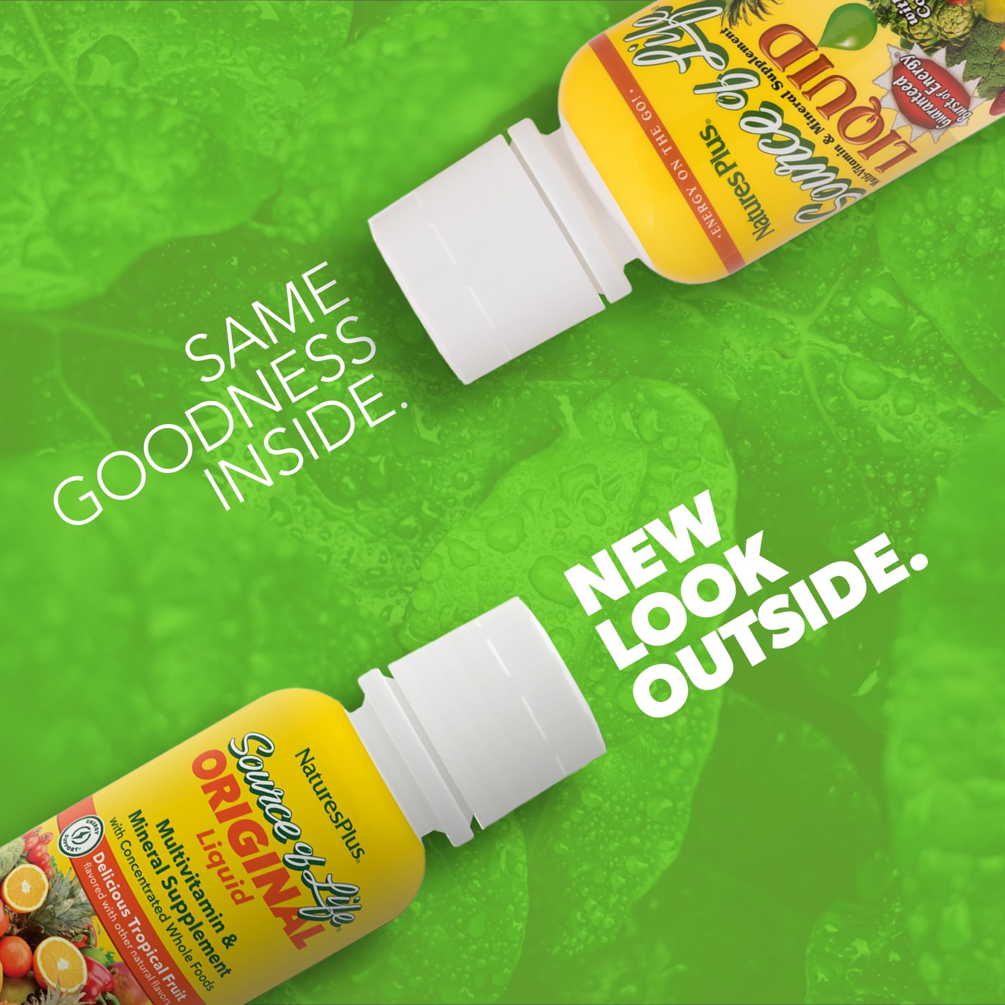 NaturesPlus Source of Life Liquid, Tropical Fruit - 8 fl oz - Multivitamin & Mineral Supplement - Gluten Free, Vegetarian - 8 Servings NaturesPlus buy supplements canada