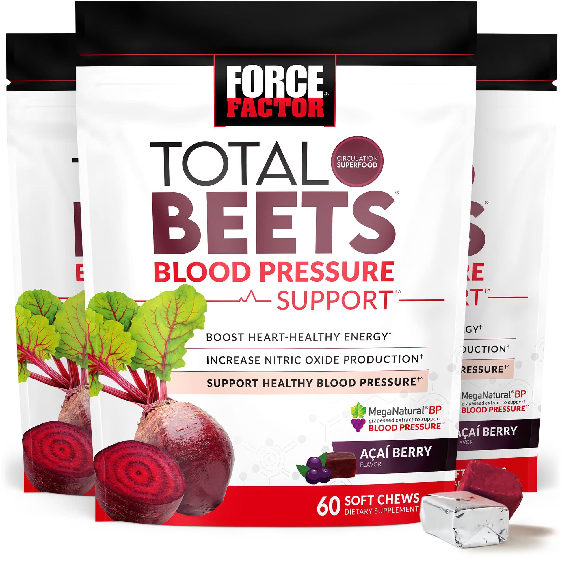 FORCE FACTOR Total Beets Blood Pressure Support Supplement, Beets Supplements Force Factor buy supplements canada