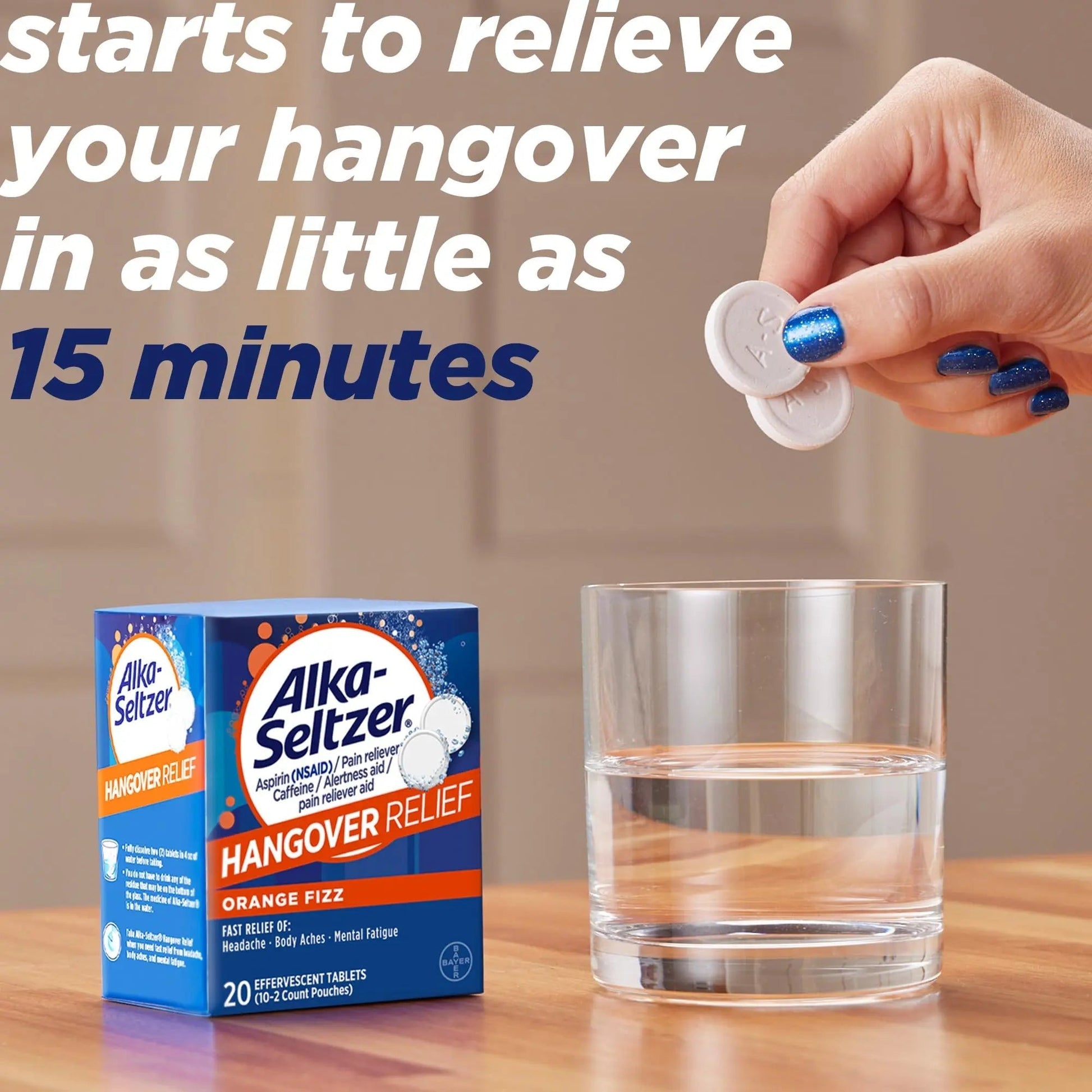 Alka-Seltzer Hangover Relief Tablets, Fast Relief Starts In About 15 Minutes for Headaches, Body Aches & Mental Fatigue, Bachelorette & Bachelor Party Packs 60 Count (3 Boxes, 20 Tablets Each) Alka-Seltzer buy supplements canada
