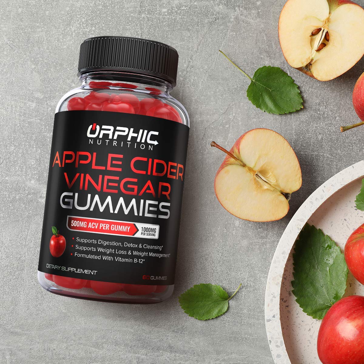 Apple Cider Vinegar Gummies - 1000mg - Formulated to Support Weight ORPHIC NUTRITION buy supplements canada