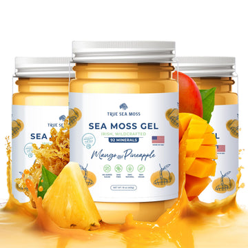 TrueSeaMoss Wildcrafted Irish Sea Moss Gel –7 Flavors- Nutritious Organic Raw TrueSeaMoss buy supplements canada