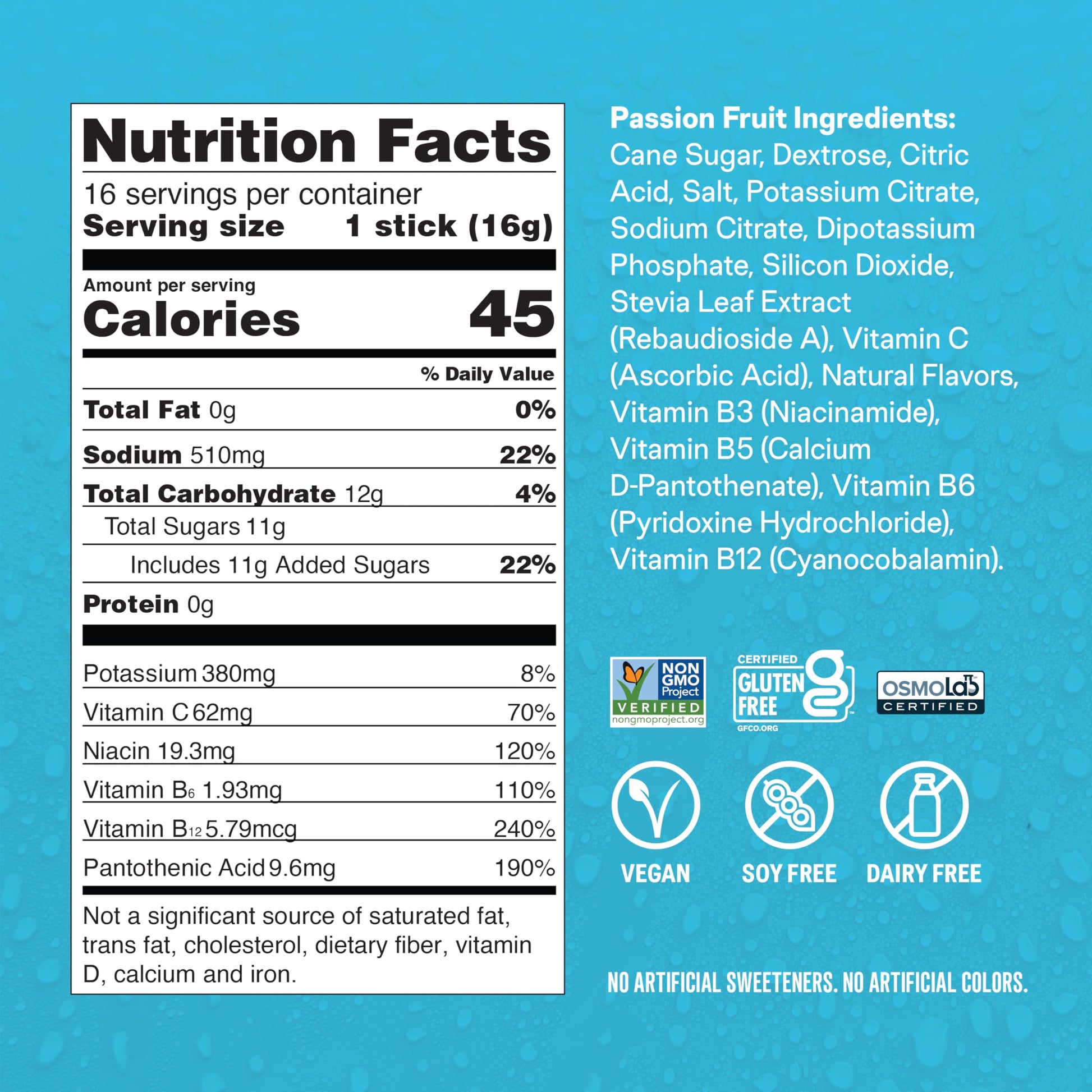 Liquid I.V.® Hydration Multiplier - Passion Fruit | Electrolyte Powder Drink Mix | 3 Pack (48 Servings) Liquid I.V. buy supplements canada