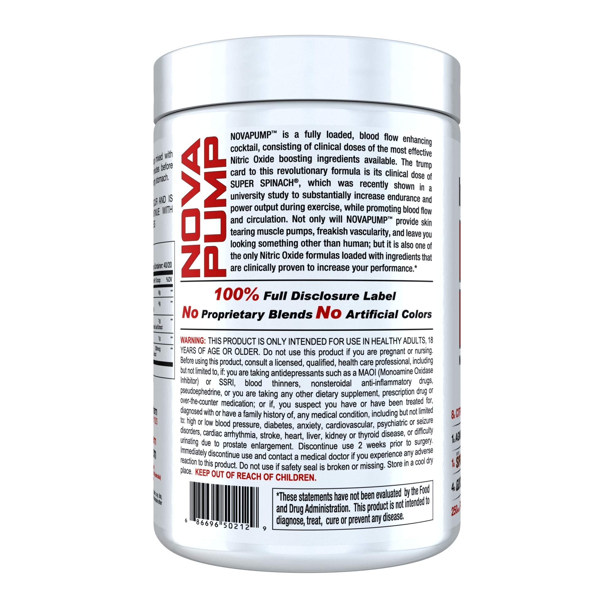 NOVAPUMP (Blueberry Lemonade) 11.29 ounces InnovaPharm buy supplements canada