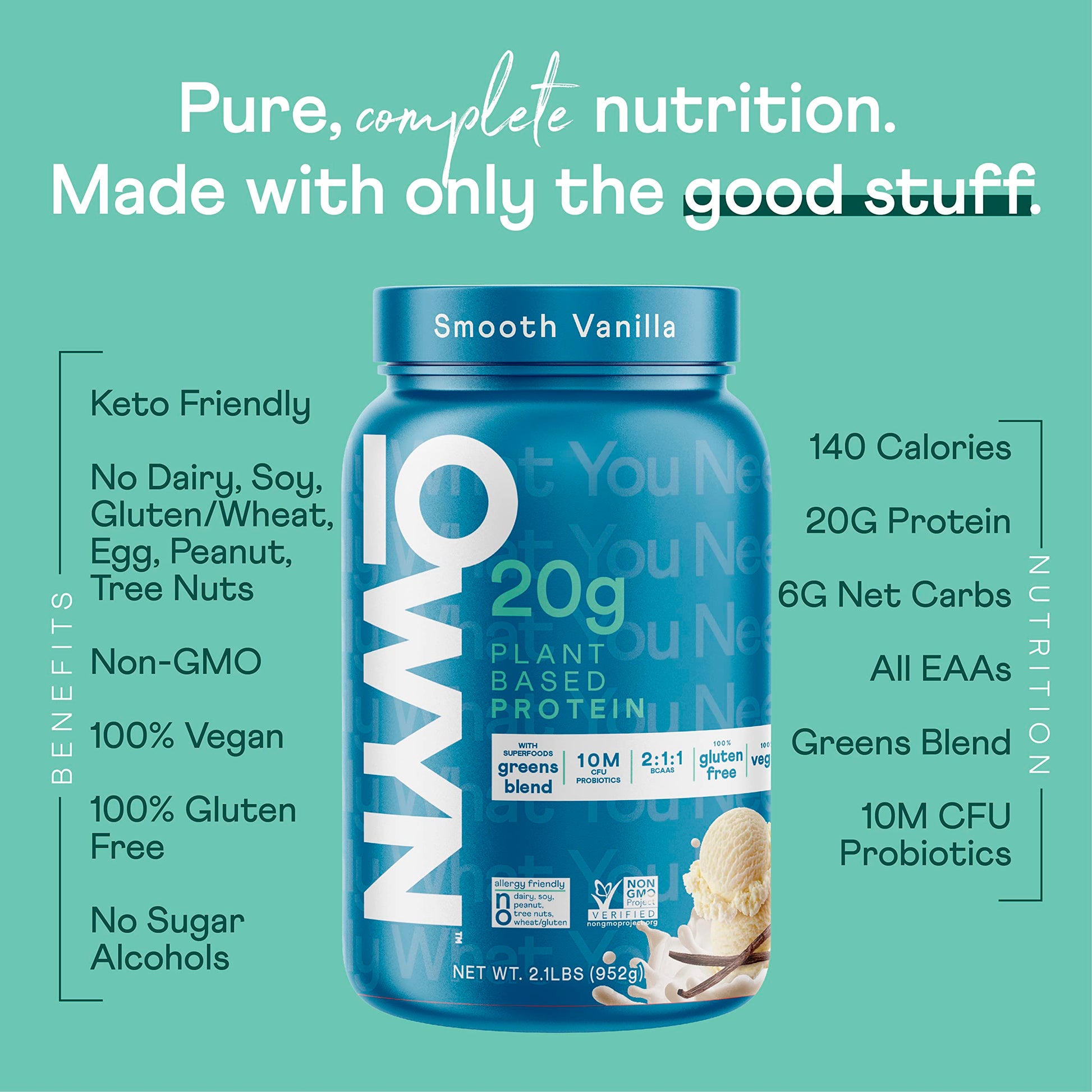 OWYN Only What You Need Plant Based Protein Powder with 20g Protein, Probiotics OWYN Only What You Need buy supplements canada