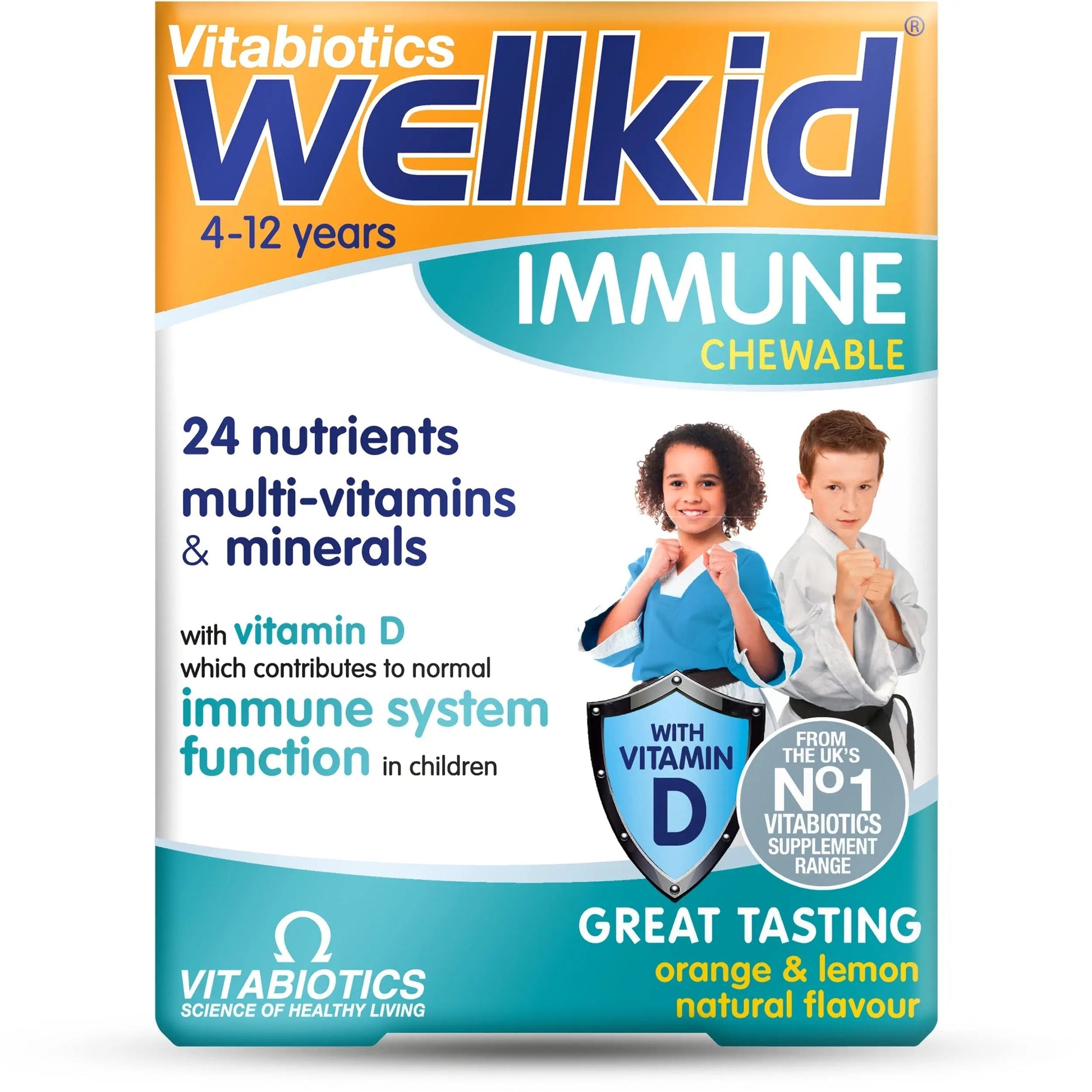 Vitabiotics Wellkid Immune Chewable 30 Tablets Wellkid buy supplements canada