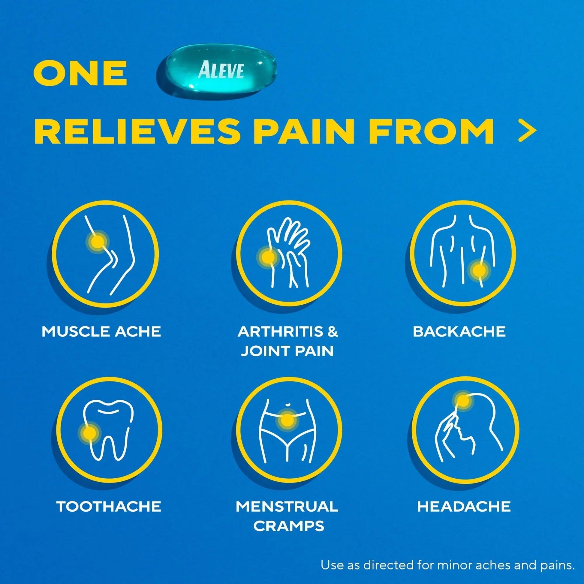 Aleve Liquid Capsules, Naproxen Sodium Capsules 220 mg (NSAID), Pain Reliever/Fever Reducer, Fast Pain Relief, 120 Count Aleve buy supplements canada