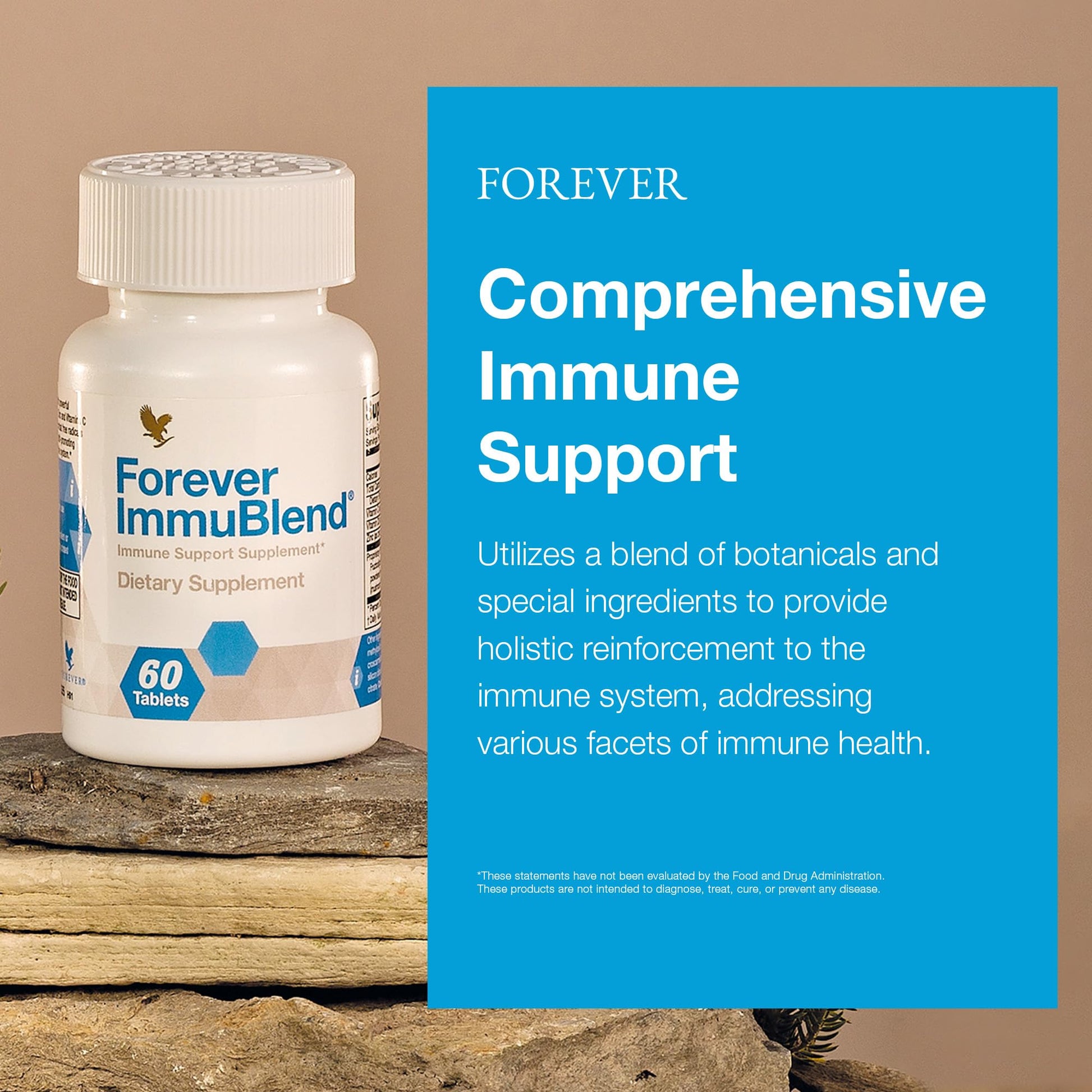 Forever Living - Forever ImmuBlend® Immune Support Supplement – Includes Botanicals, Vitamins D & C, Maitake & Shiitake Mushrooms – 60 Tablets Forever Living Products buy supplements canada
