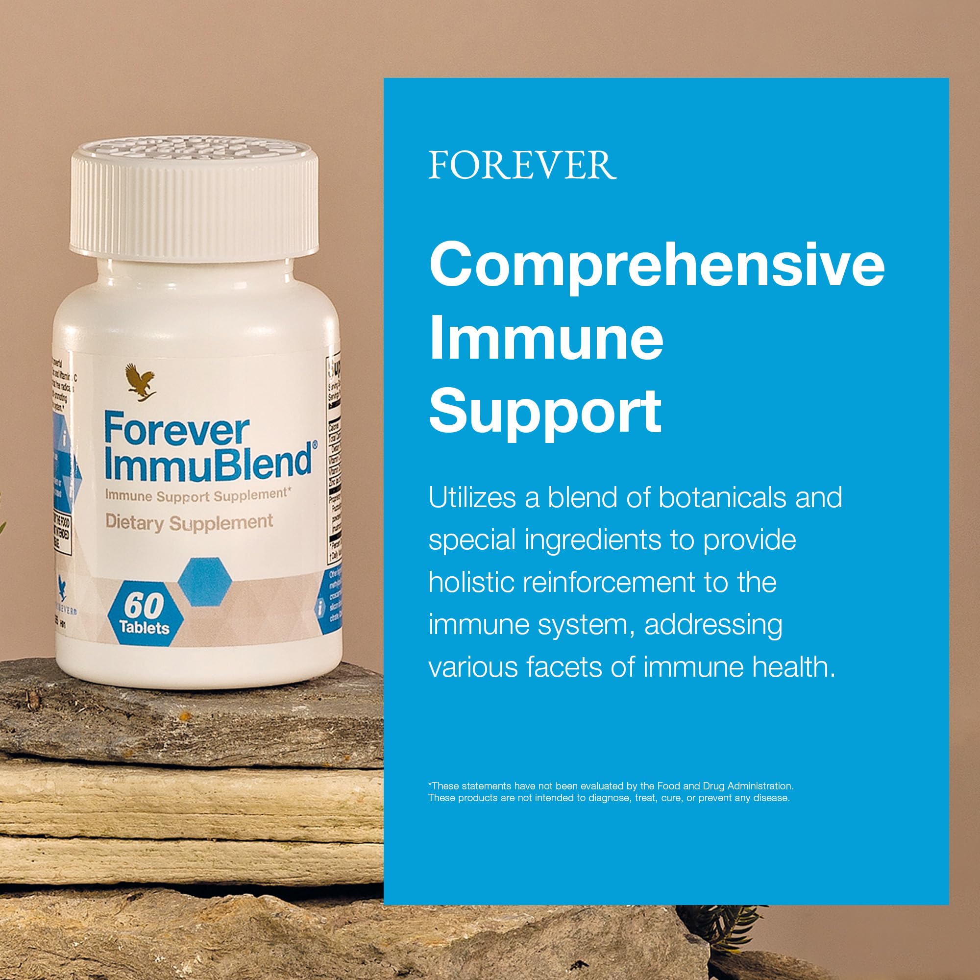 Forever Living - Forever ImmuBlend® Immune Support Supplement – Includes Botanicals, Vitamins D & C, Maitake & Shiitake Mushrooms – 60 Tablets Forever Living Products buy supplements canada