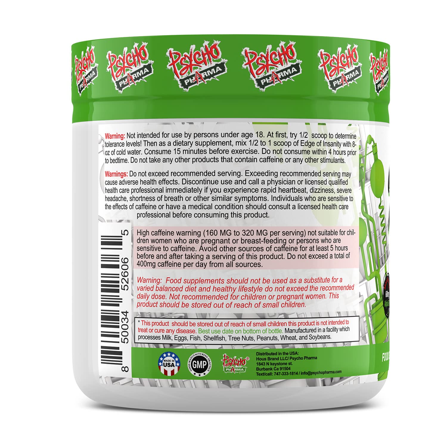 Psycho Pharma. Infinite Brain Nootropic Game Changer. Compete Win (Plato's Lemon Punch, 30 Serving) Psycho Pharma buy supplements canada