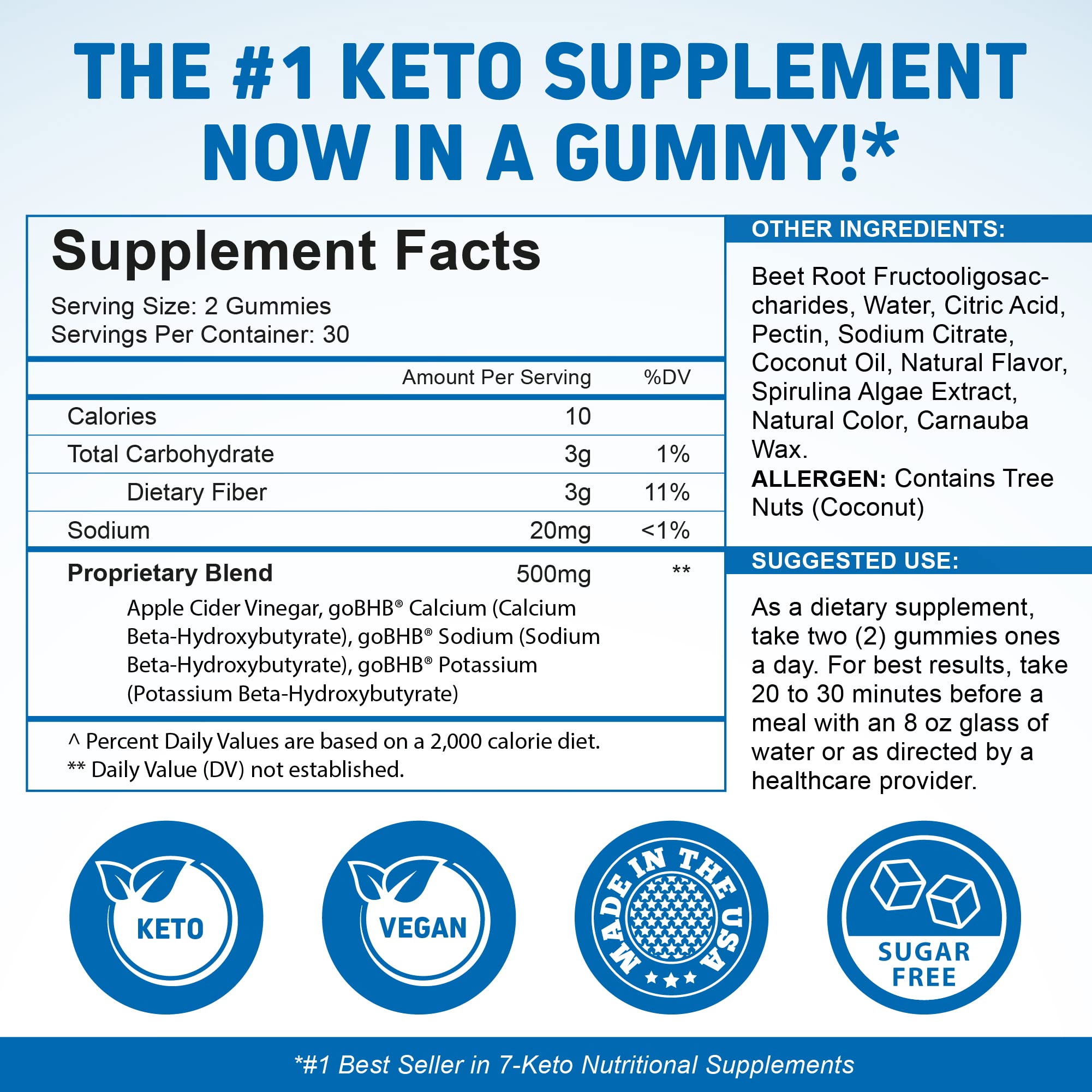 Herbtonics Apple Cider Vinegar Capsules Plus Keto BHB | Fat Burner & Weight Loss Supplement Herbtonics buy supplements canada