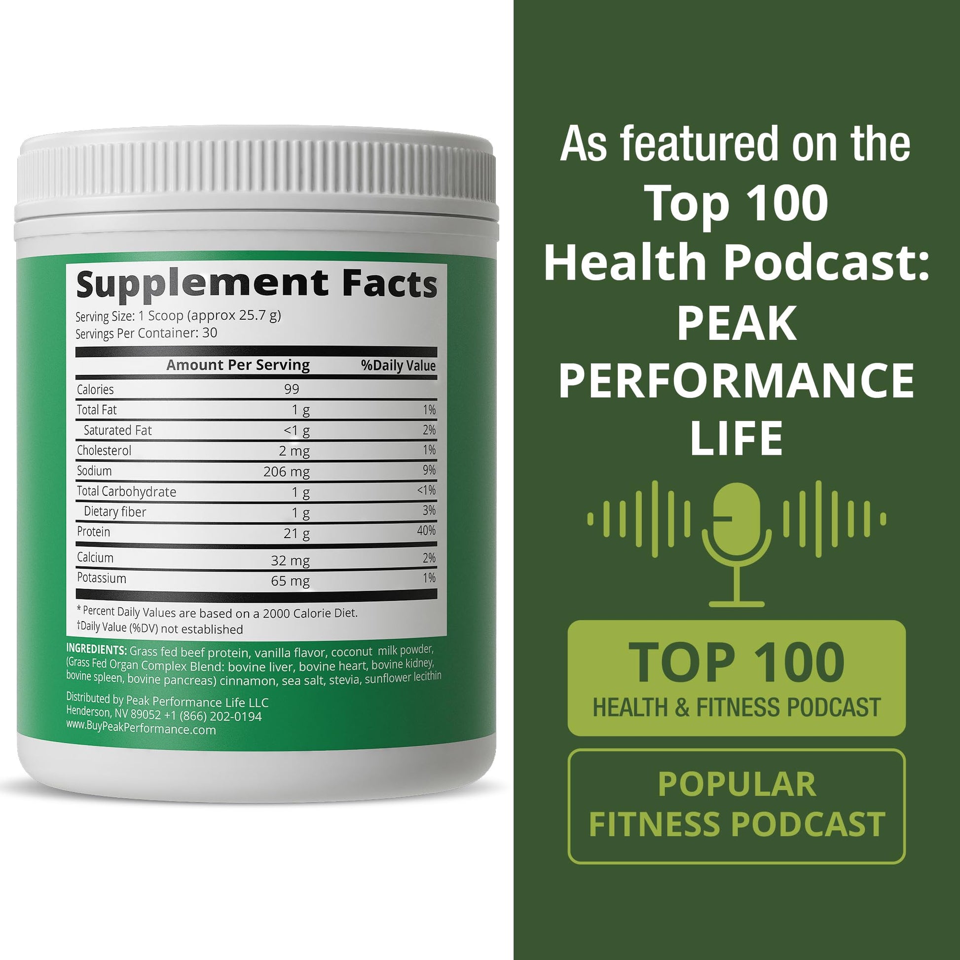 Grass Fed Beef Protein Powder + Organ Complex. Lactose Free Great Tasting Beef Protein Isolate. Animal Based Non Dairy No Whey Paleo Carnivore Supplement for Muscle Building. Vanilla Flavor Peak Performance buy supplements canada