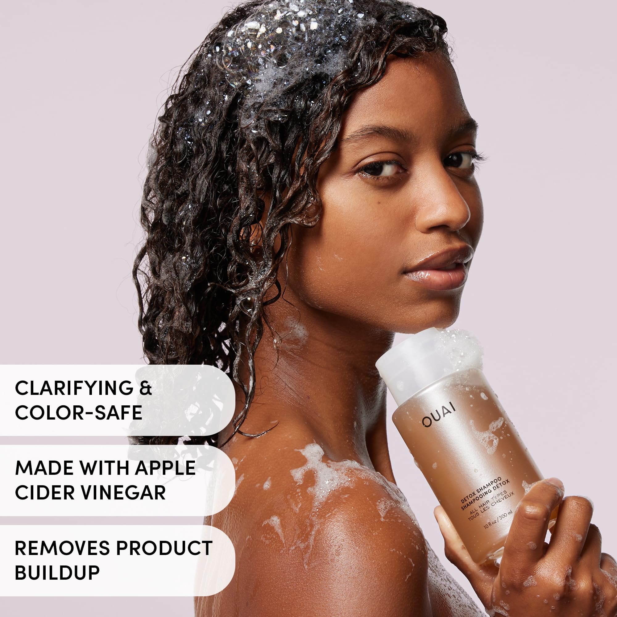 OUAI Hair Care Set - Clarifying Shampoo & Exfoliating Scalp Scrub - Deep Cleansing & Balancing - Hair Care Kit with Detox Shampoo & Travel Size Sugar Scrub for Scalp (2 Count) OUAI buy supplements canada