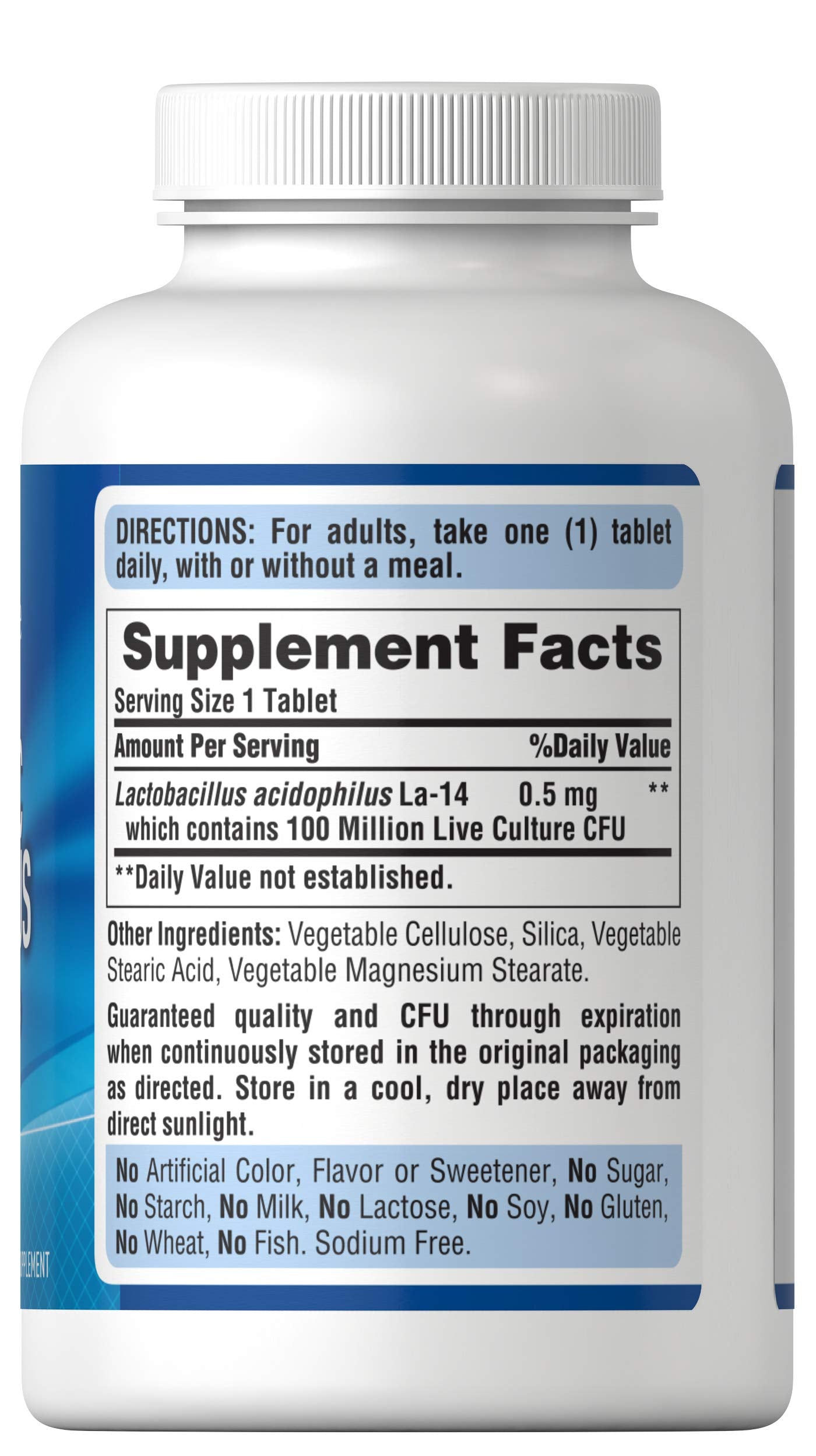 Puritan's Pride Probiotic Supplement, Acidophilus, Capsule, 250 Count(Pack of 1) Puritan's Pride buy supplements canada