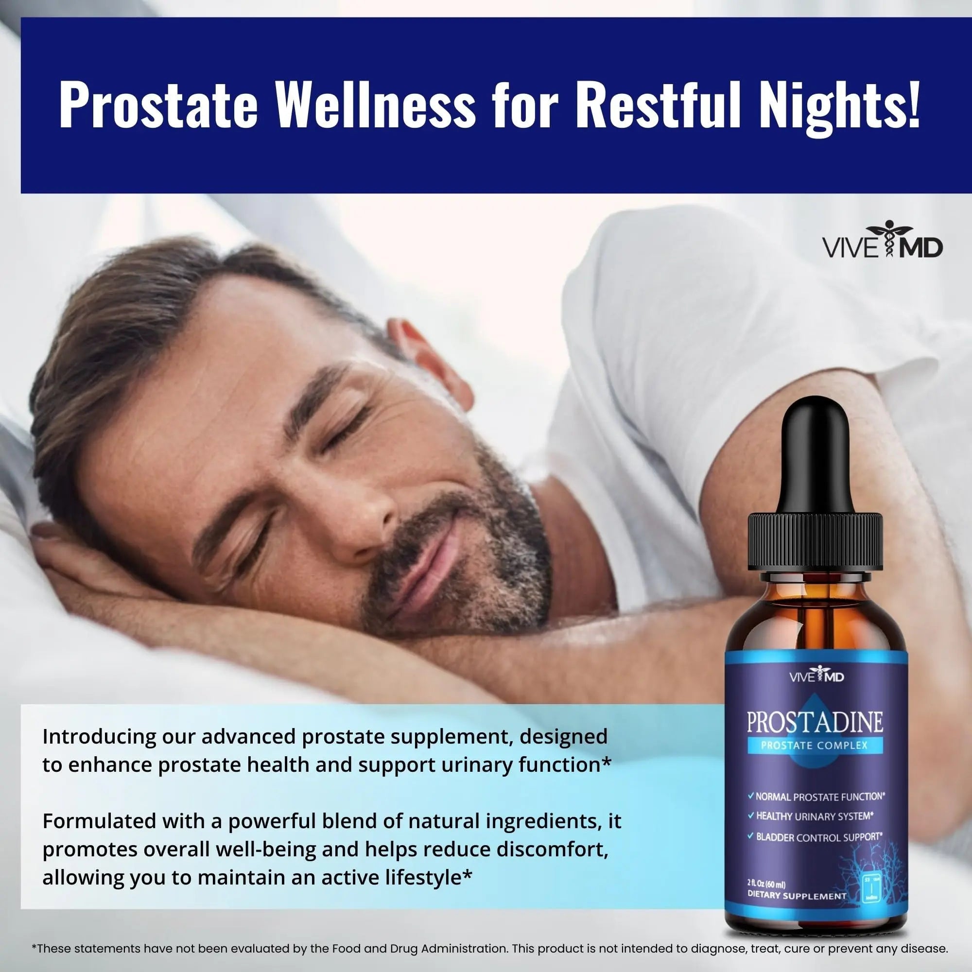 VIVE MD Prostadine Drops for Prostate Health, Bladder Urinating Issues - Prostadine Official Drop Formula - Extra Strength with Pomegranate, Prostadine Reviews (Package of 5) VIVE MD buy supplements canada