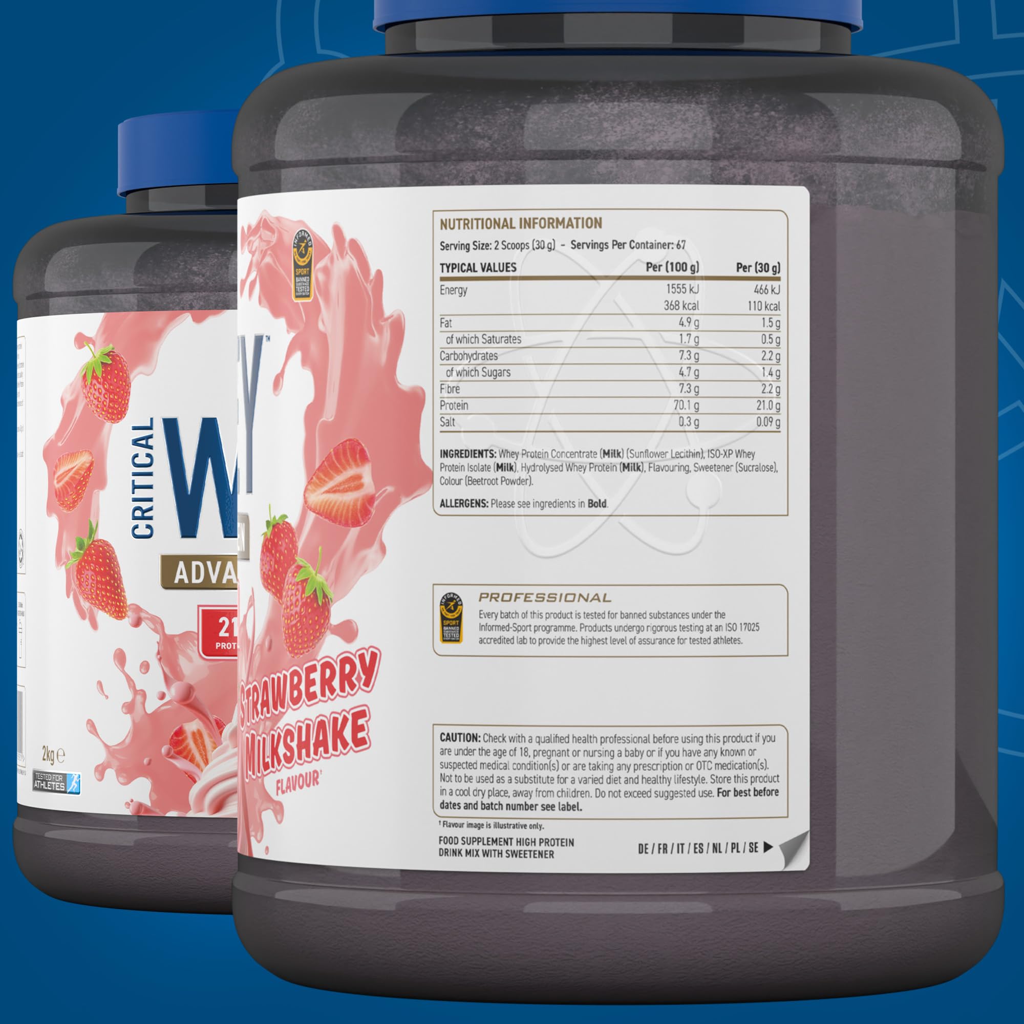 Applied Nutrition Critical Whey Protein Powder 2kg - High Protein Powder, Protein Milkshake Applied Nutrition buy supplements canada