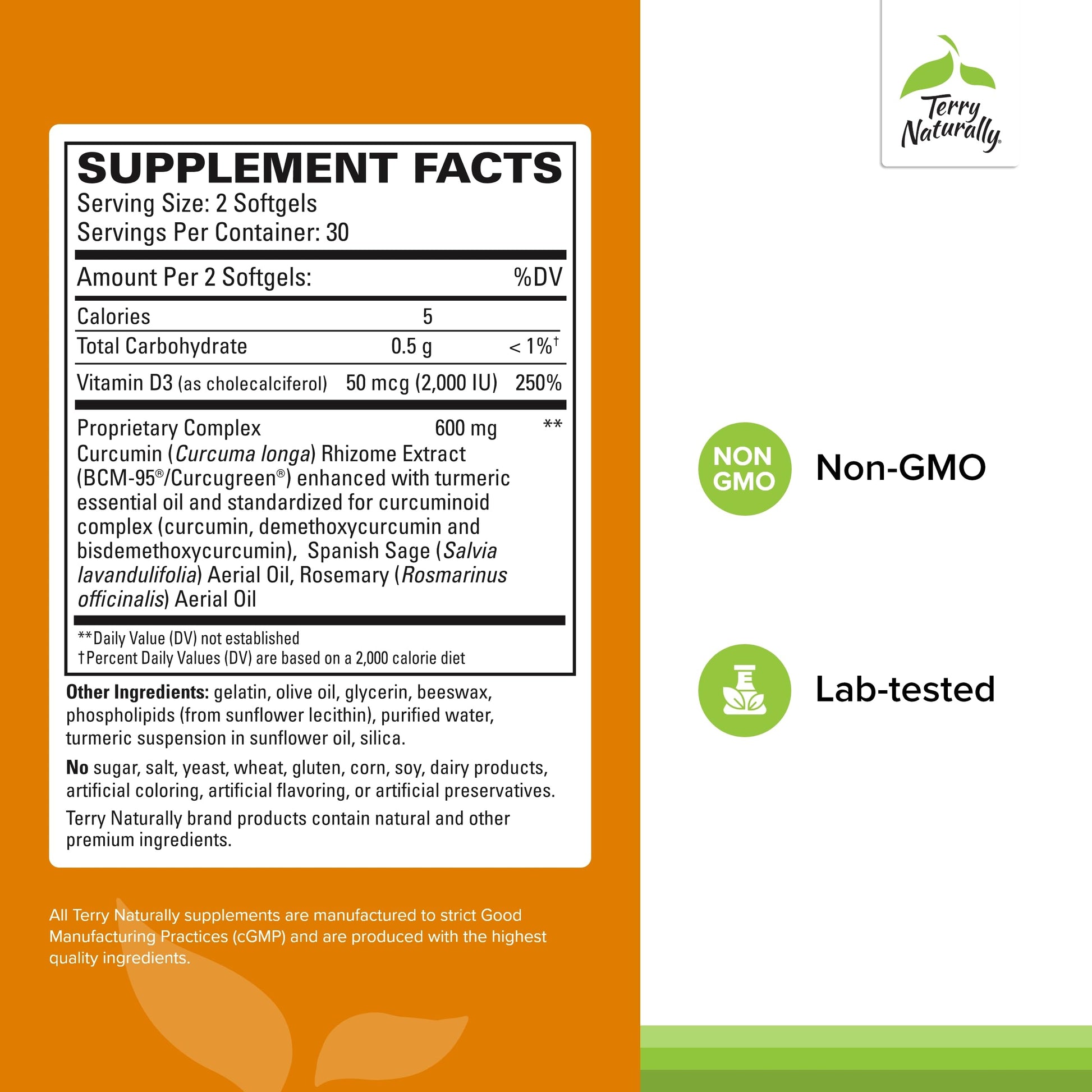 Terry Naturally CuraMed Brain - Dietary Supplement to Support Clarity & Focus - Brain Health Supplement with Curcumin & Turmeric Essential Oil to Aid Concentration - 60 Softgels (2 Pack) Terry Naturally buy supplements canada