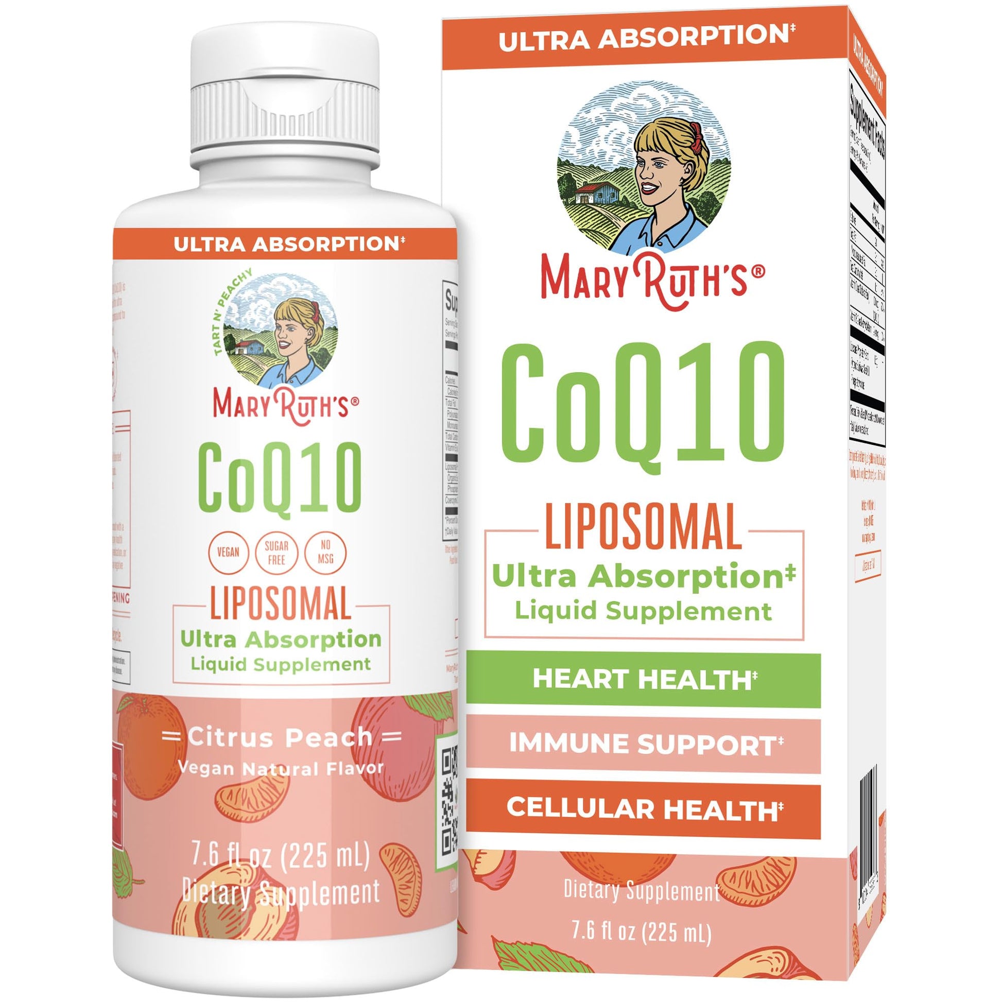 MaryRuth Organics Liquid Vitamin | Coenzyme Q10 Heart Health for Mitochondrial Support and Immune System | Vegan Non-GMO | 7.6 Fl Oz | 45 Servings MARYRUTH'S buy supplements canada
