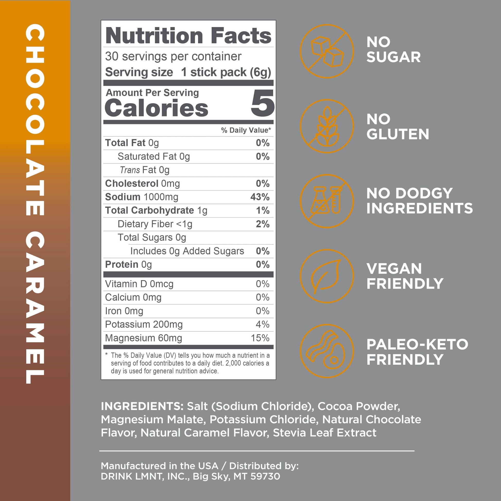 LMNT Hot Chocolate and Coffee Mixer - Chocolate Caramel Salt Electrolytes | No Sugar Drink LMNT buy supplements canada