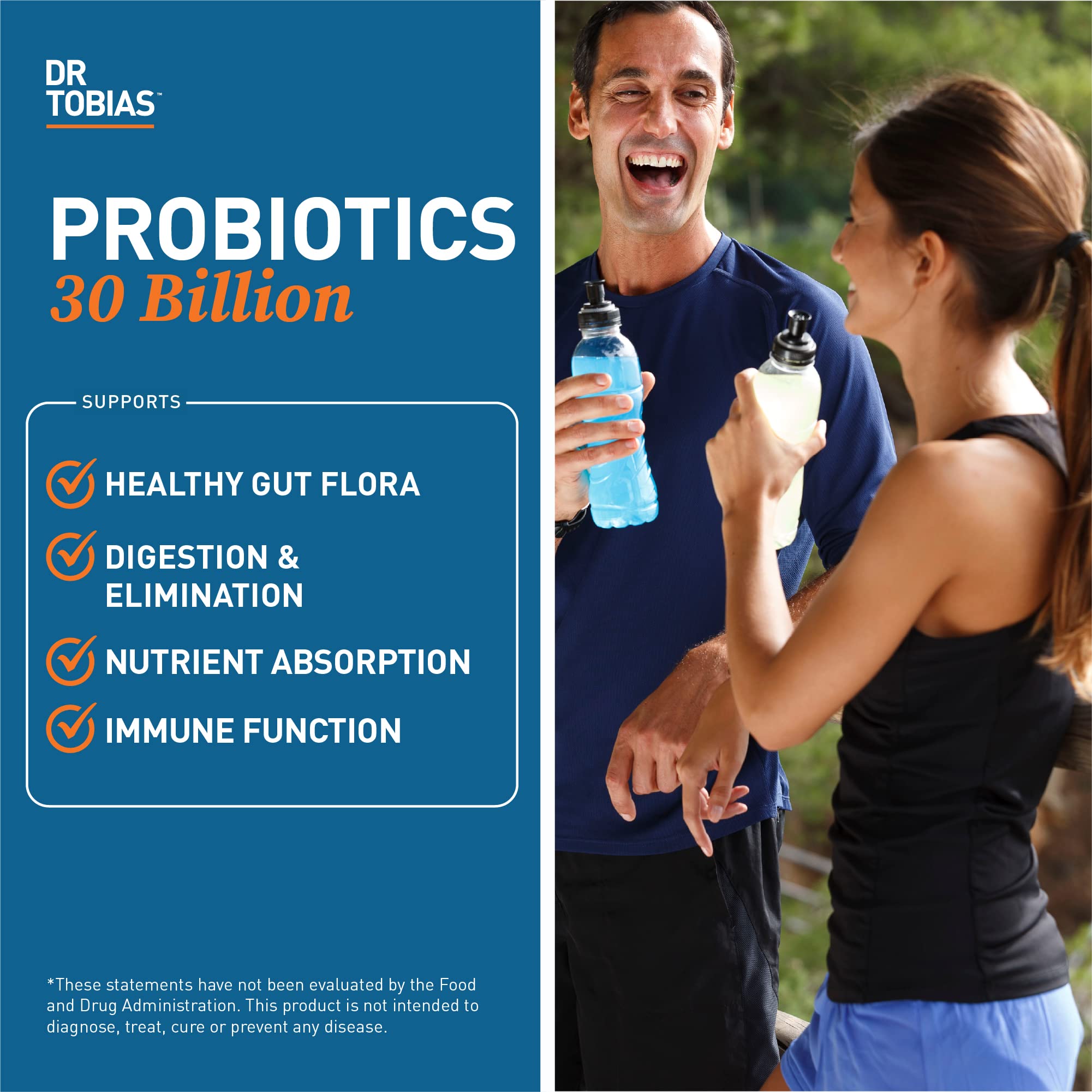 Dr. Tobias Probiotics 30 Billion, 10 Strains, 30 Billion CFU's, Targeted Release Probiotics Dr. Tobias buy supplements canada