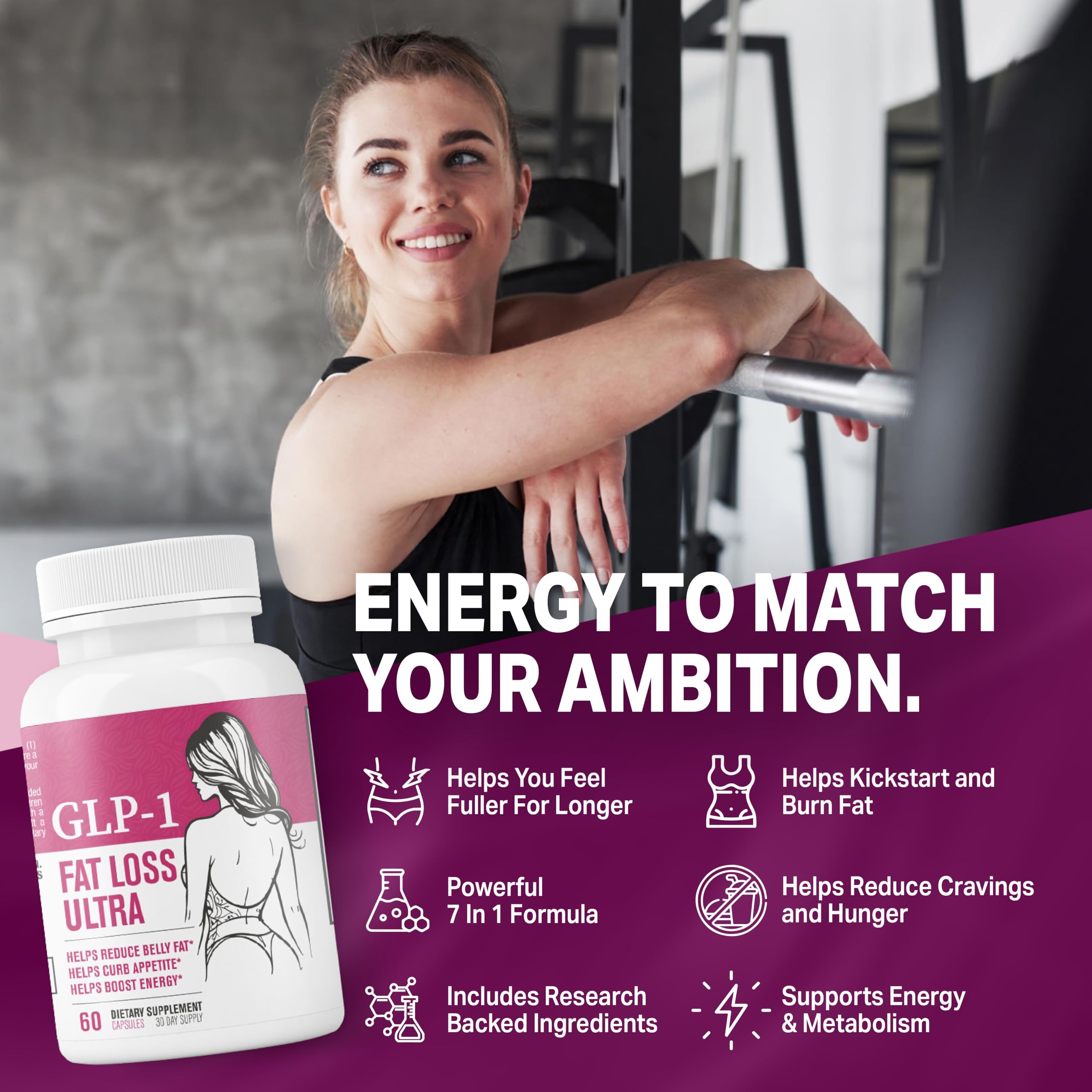 Fat Loss Ultra  Appetite Suppressant &  for Women | Supports Healthy Pathways Associated with  Activity | 3rd Party Tested Supplement - 60 Capsules for Adults Nutrimend IQ buy supplements canada