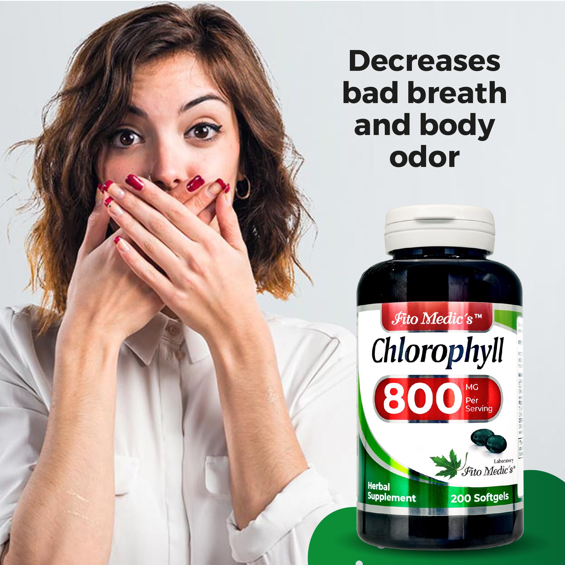 FITO MEDIC'S Lab Chlorophyll Supplement, 200 Softgels, Chlorophyll Capsules FITO MEDIC'S buy supplements canada