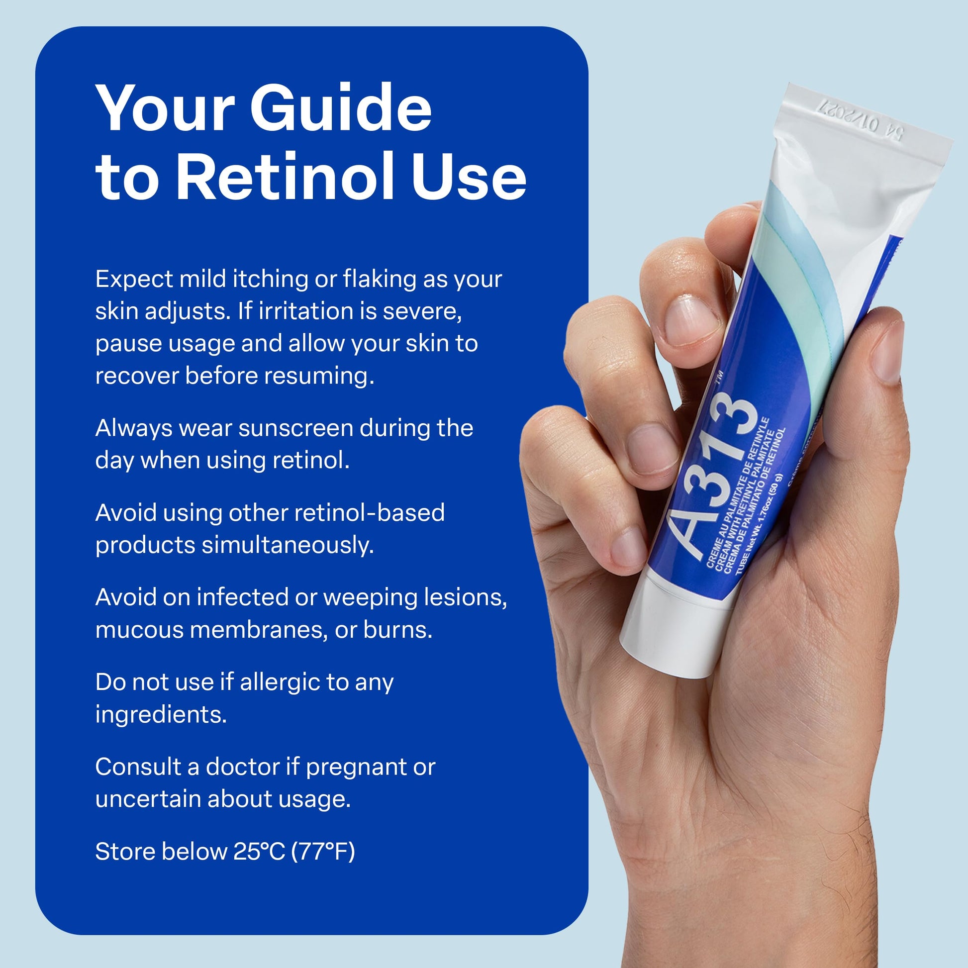 A313 French Pharmacy Vitamin A (Retinoids) Lightweight Face Cream for Anti-Aging, Reduce Wrinkles, Prevents Acne Breakouts A313 buy supplements canada