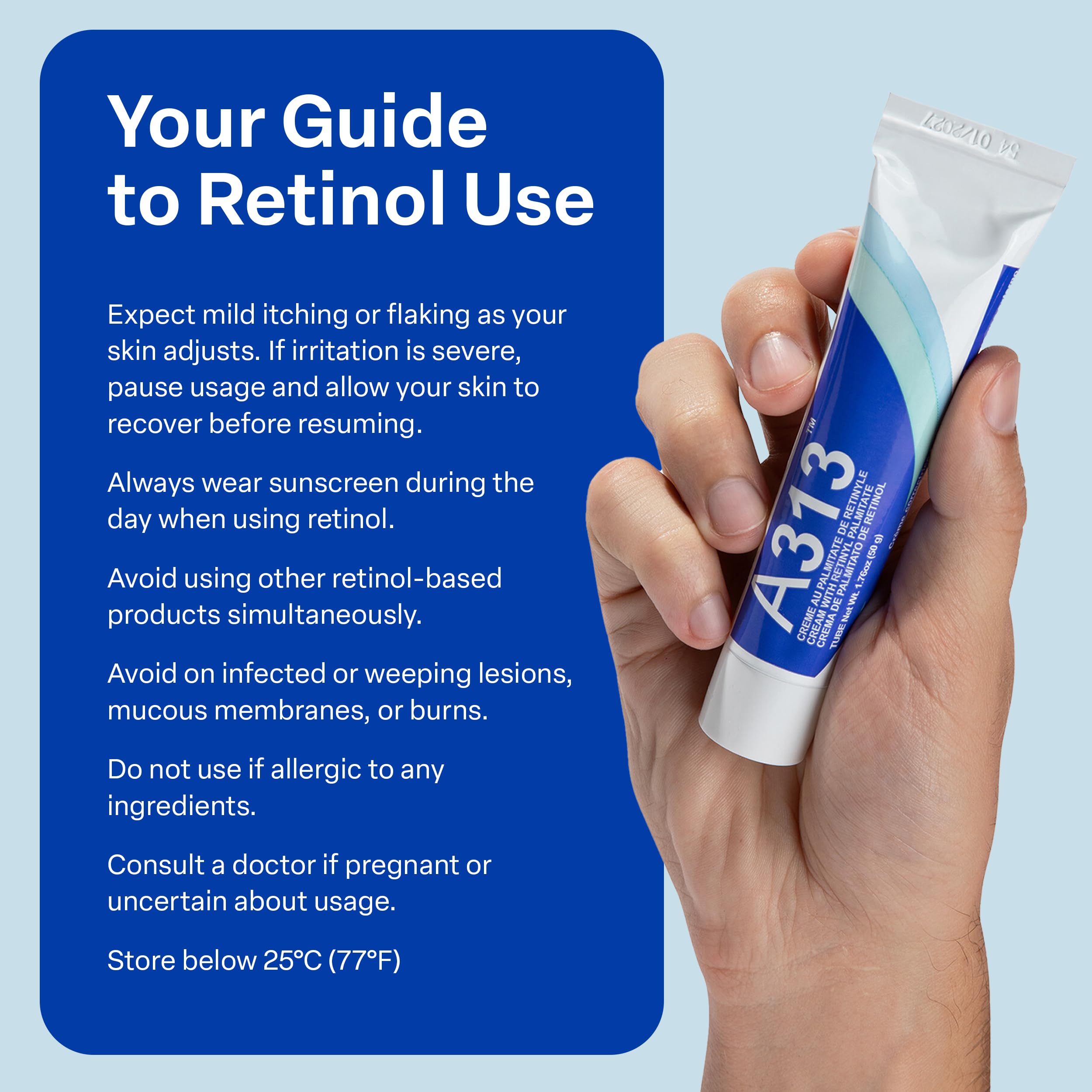 A313 French Pharmacy Vitamin A (Retinoids) Lightweight Face Cream for Anti-Aging, Reduce Wrinkles, Prevents Acne Breakouts A313 buy supplements canada