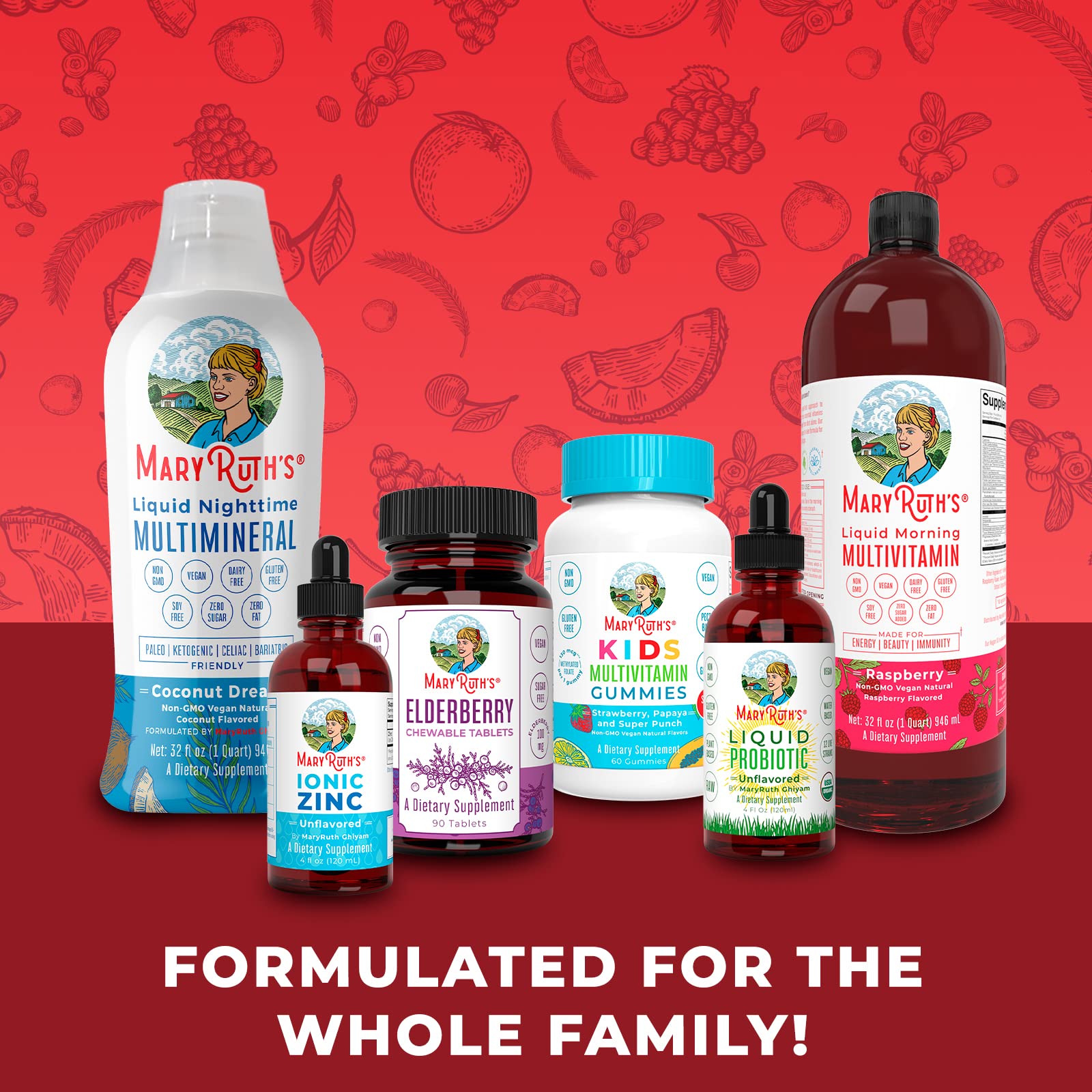 MaryRuth's Apple Cider Vinegar Gummies | ACV Gummies for Immune Support | Vegan MaryRuth Organics buy supplements canada