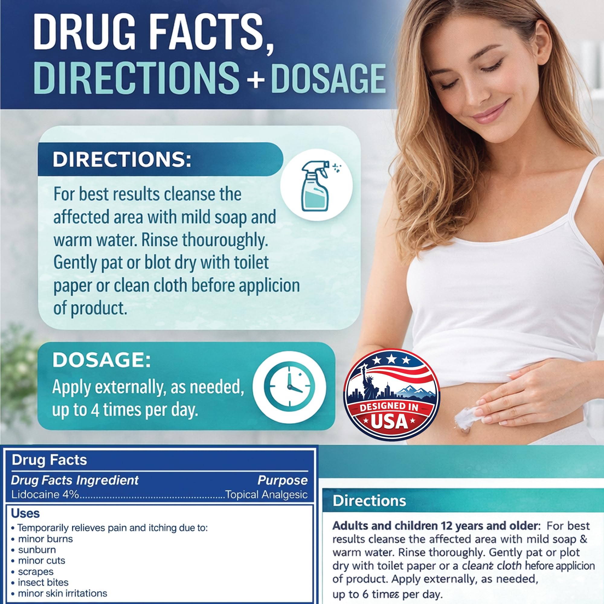 JustHeal RX Lidocaine Cream for Hemorrhoids | 2 OZ Tube – Fast-Acting 4% Lidocaine Numbing Cream & Topical Analgesic Cream for Anorectal Itch Relief | OTC Lidocaine Cream Maximum Strength JustHeal RX buy supplements canada