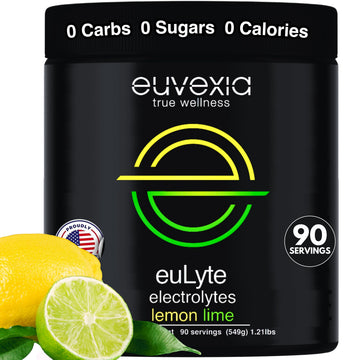 Dr Ekberg euLyte Instant Hydration Electrolytes Powder Zero Sugar Carb Calorie Lemon Lime Drink Mix • 80+ Minerals Magnesium Potassium Calcium Trace Minerals Euvexia buy supplements canada