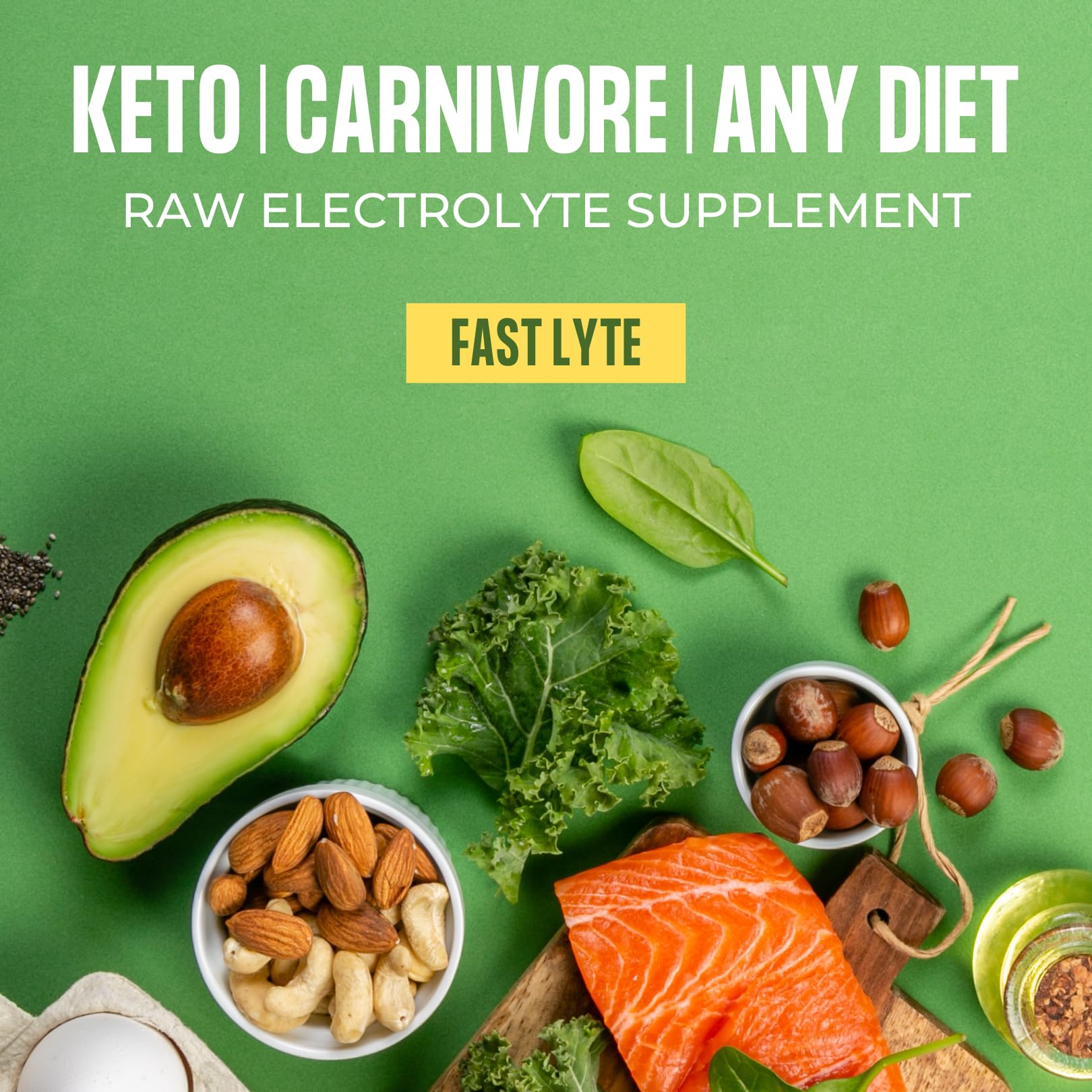 Fast Lyte Fasting Electrolyte Supplement Powder | No Sugar Unflavored Raw Electrolytes | 25% RDI Magnesium and Potassium with Trace Minerals | Carnivore & Keto Friendly FAST LYTE buy supplements canada