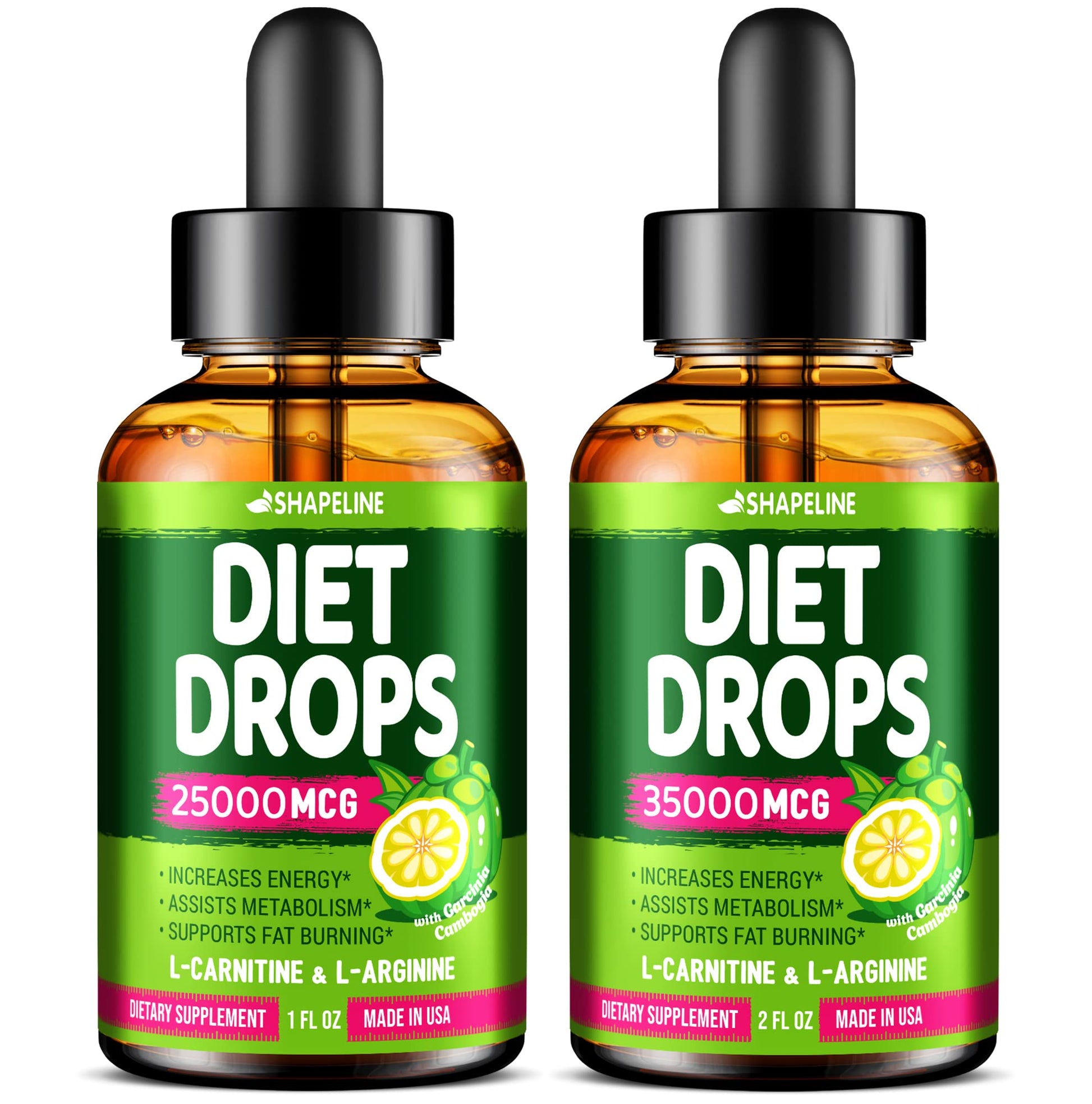 SHAPELINE Weight Loss Drops - Diet Drops 1 Fl Oz & 2 Fl Oz - Made in The USA - Appetite SHAPELINE buy supplements canada
