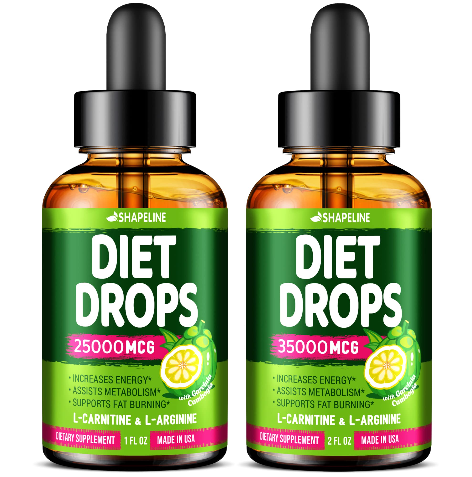 SHAPELINE Weight Loss Drops - Diet Drops 1 Fl Oz & 2 Fl Oz - Made in The USA - Appetite SHAPELINE buy supplements canada
