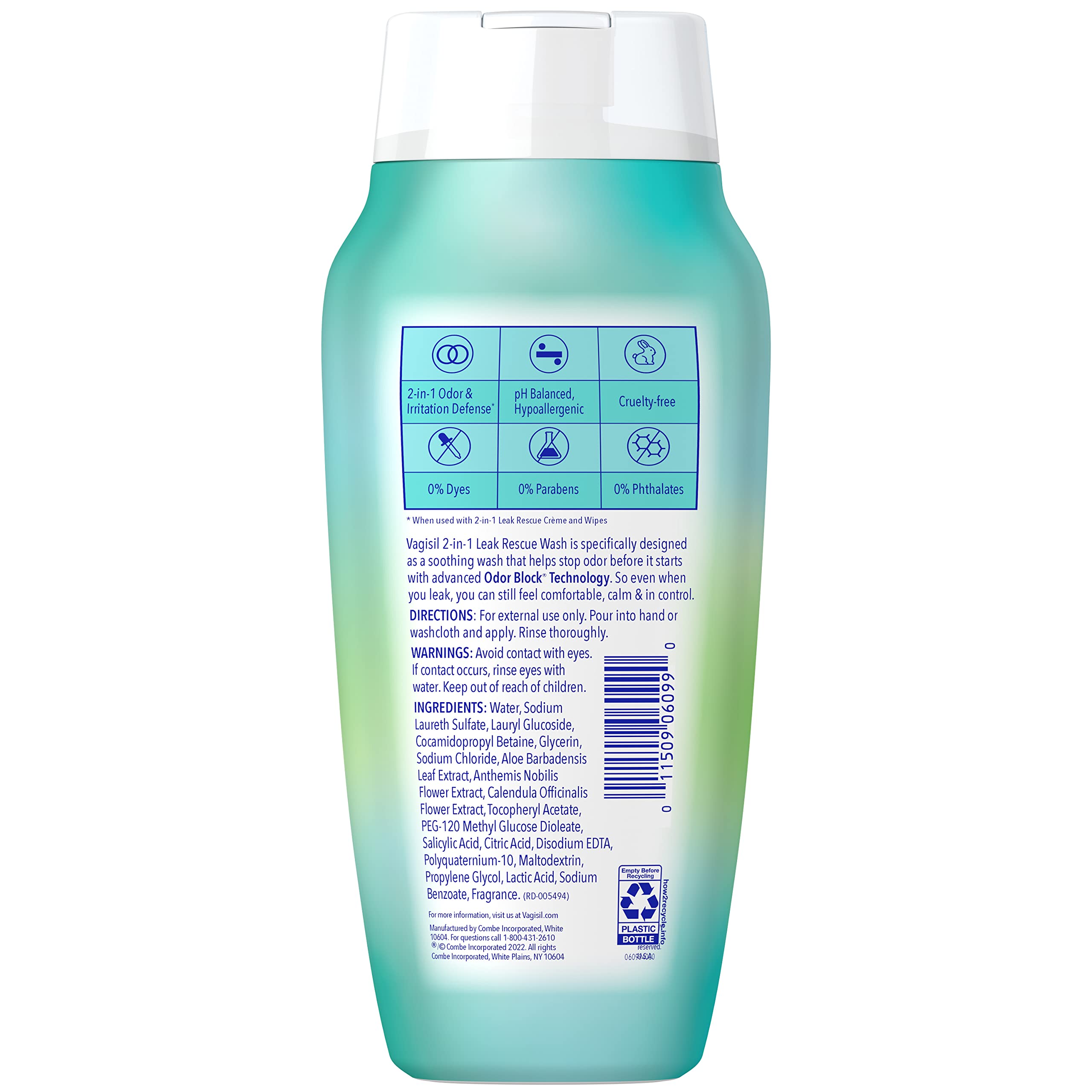 Vagisil 2-in-1 Leak Rescue Daily Intimate Feminine Wash for Women, Gynecologist Tested & Hypoallergenic Vagisil buy supplements canada
