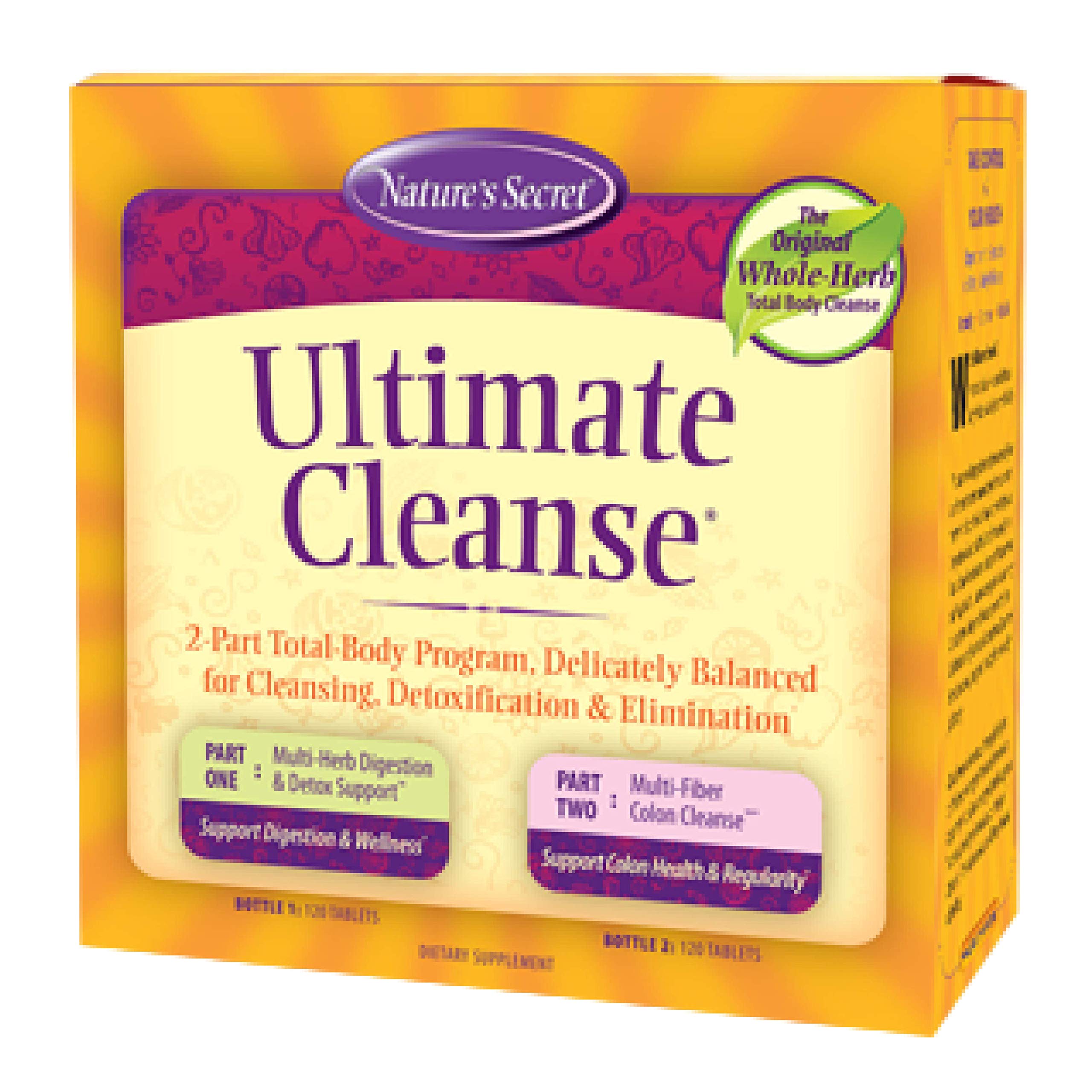 Nature's Secret Ultimate Cleanse 2-Part Total Body Detoxification & Elimination Supports Nature's Secret buy supplements canada