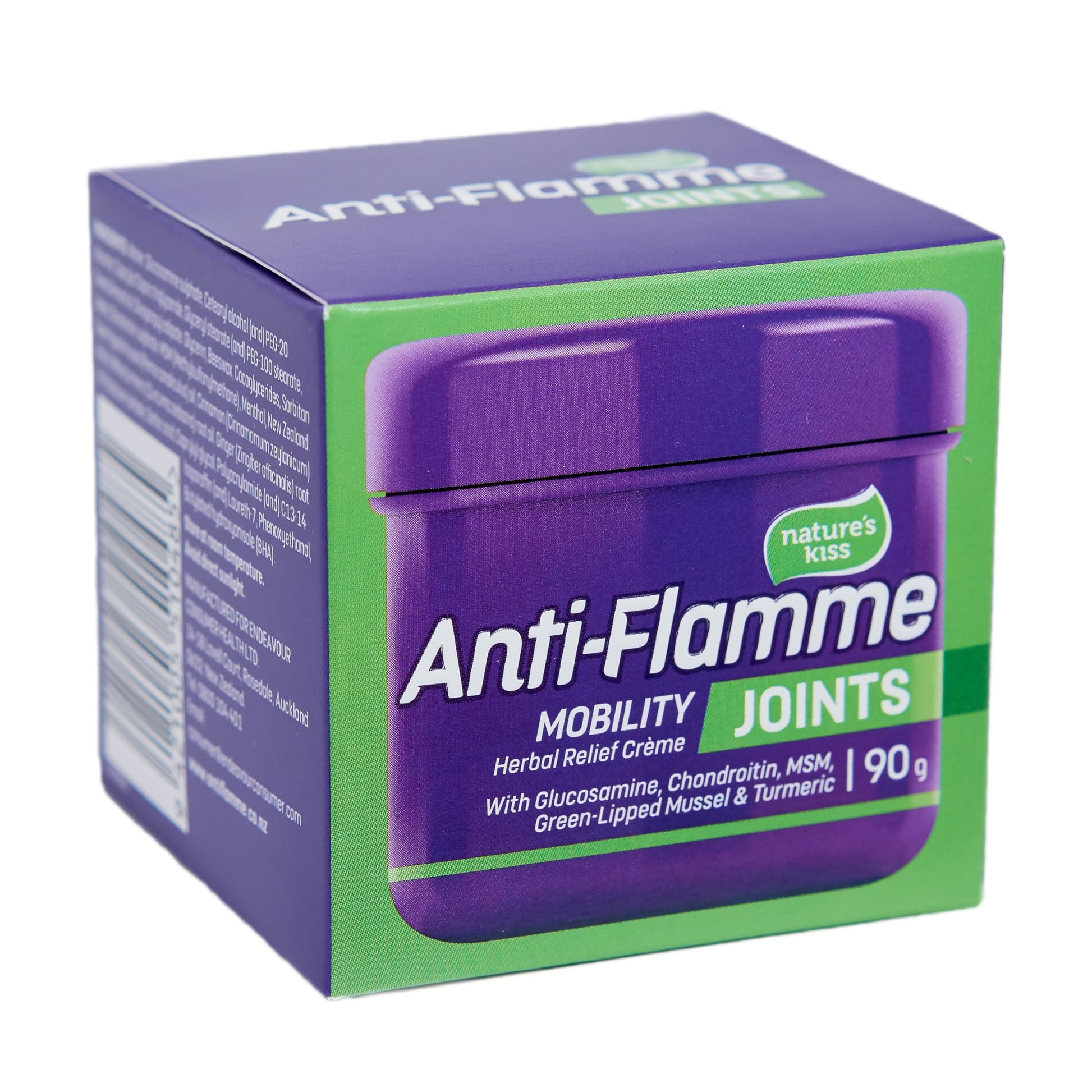 Nature's Kiss - Anti-Flamme Joints - Herbal Cream for Joints - 3oz Tub (90g) Nature's Kiss buy supplements canada