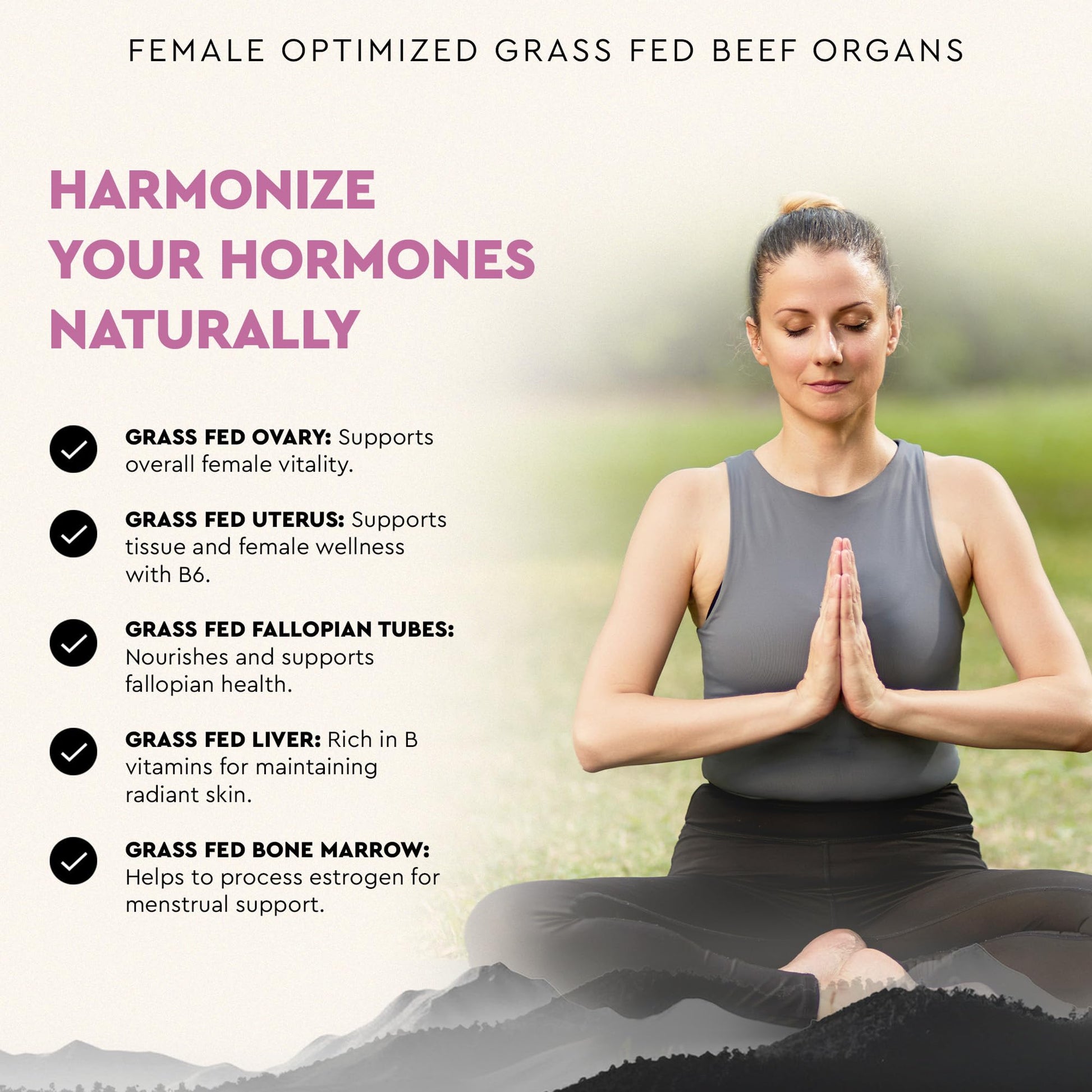 Beef Organ Supplement for Women – Supports Hormone Balance, Energy & Wellness – Grass Fed, Pasture Raised Superfood – Liver, Heart, Kidney, Bone Marrow – Collagen, CoQ10, B12 – Female Support Blend Ancestral Supplements buy supplements canada