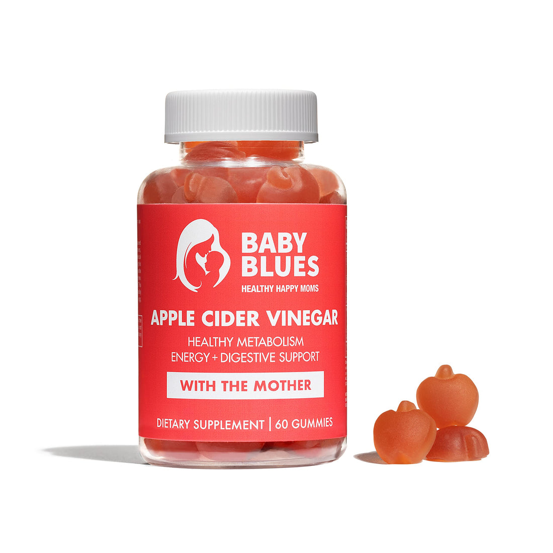 Baby Blues Apple Cider Vinegar Gummies - Vegan, Non-GMO & Gluten-Free, Postpartum Dietary Supplement Baby Blues buy supplements canada