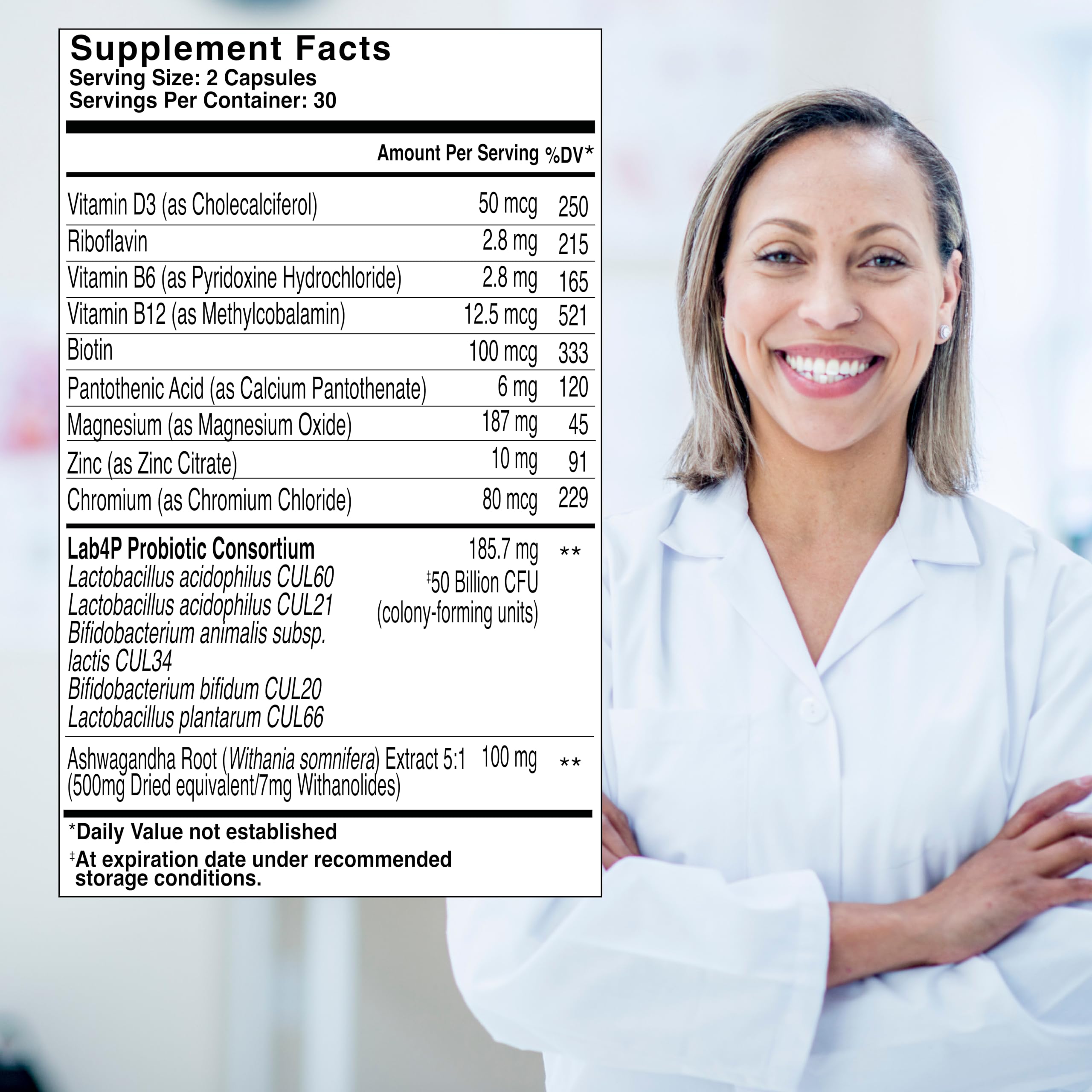 Health & Her Weight Management Probiotics for Women - Perimenopause & Menopause Supplement - Clinically Studied 50bn CFU Probiotics to Support Gut Health, Energy, Mood & Mind, Vegan (60 ct - 1 Month) Health and Her buy supplements canada