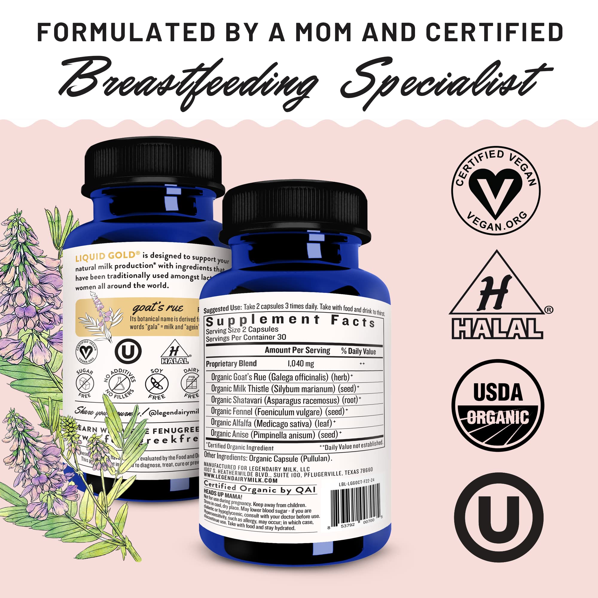 Legendairy Milk Liquid Gold Lactation Supplement, Organic Goat's Rue Lactation Legendairy Milk buy supplements canada