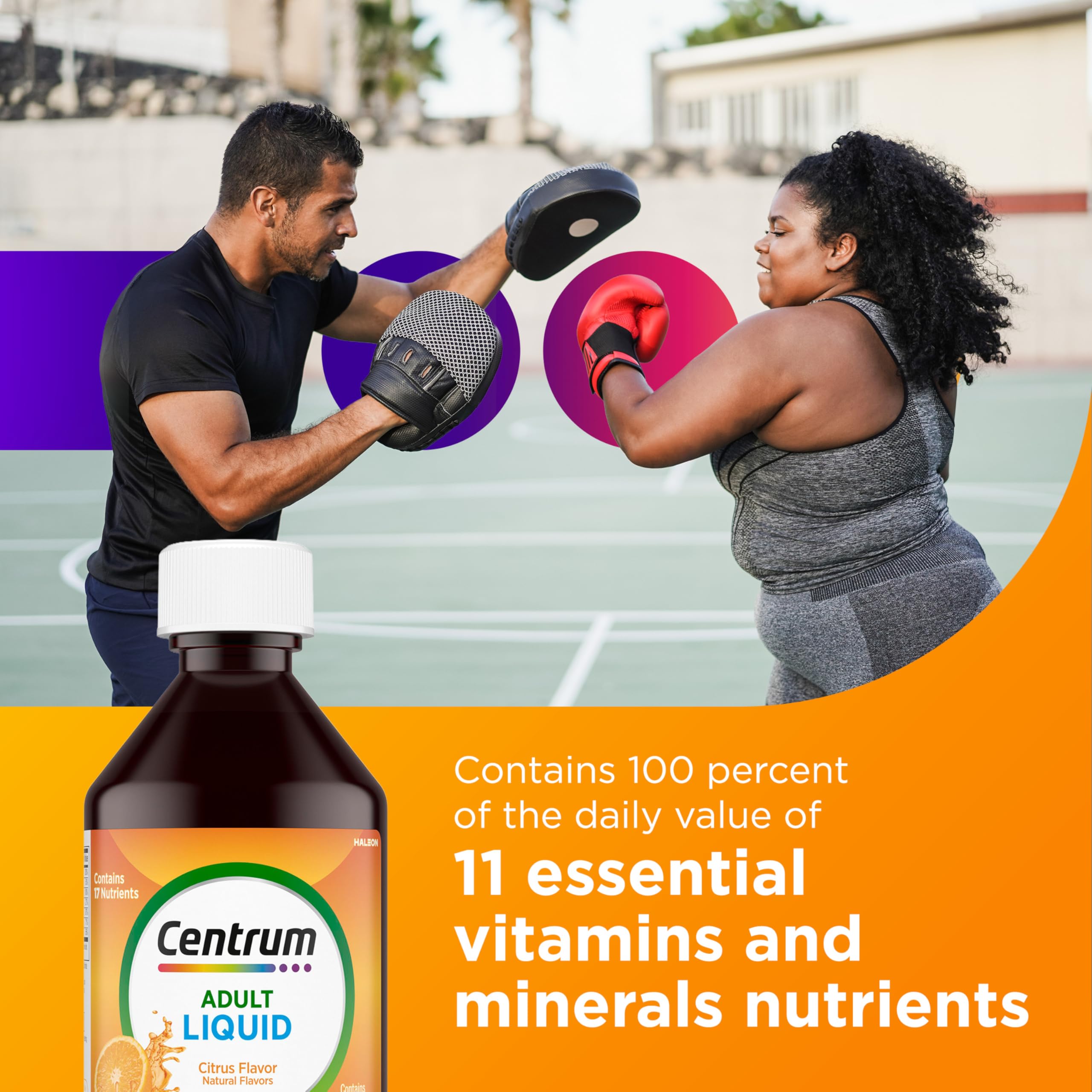 Centrum Liquid Multivitamin for Adults, Multivitamin/Multimineral Supplement with B Vitamins and Antioxidants, Citrus Flavor - 8 Fl Oz Centrum buy supplements canada