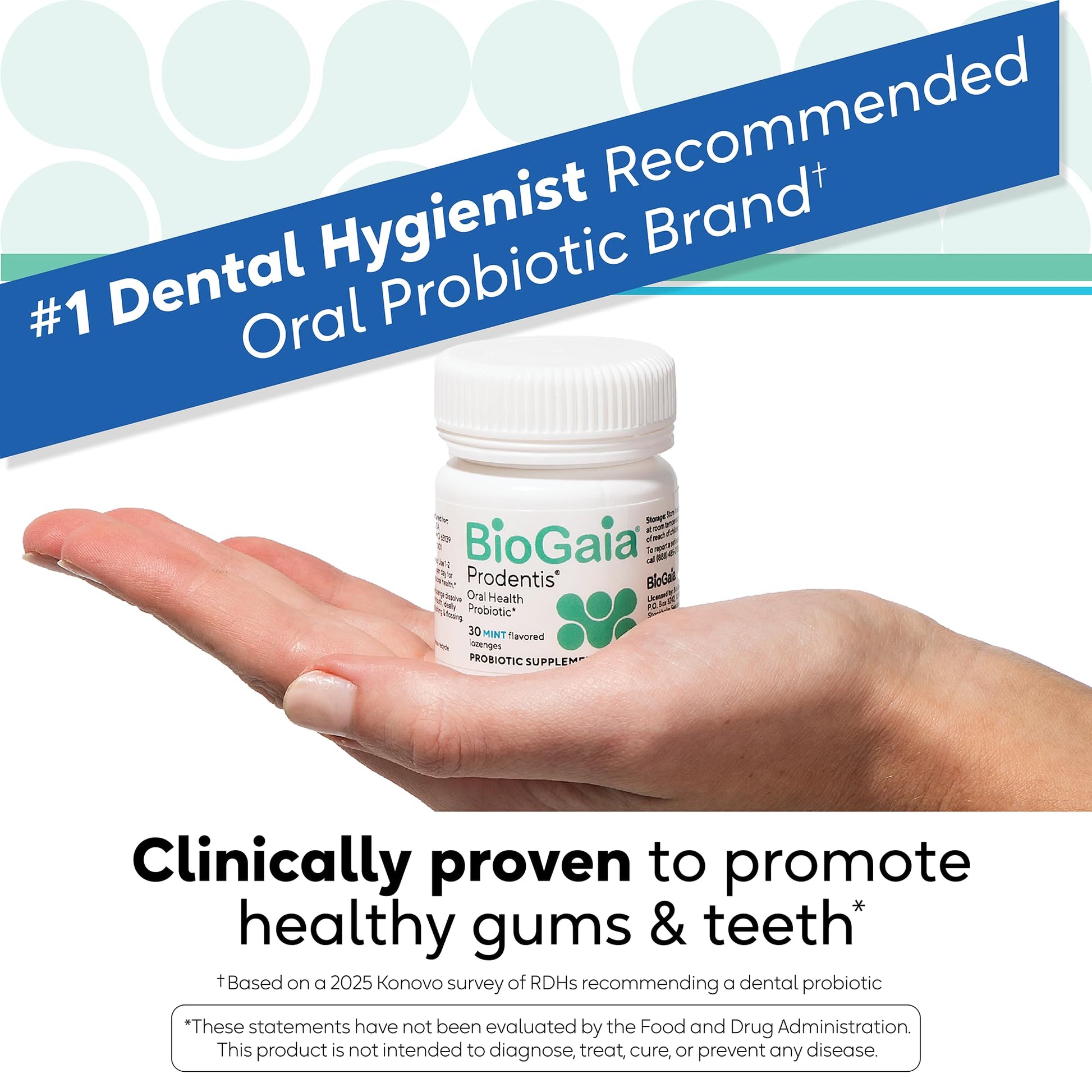 BioGaia Prodentis | Oral Probiotics | Promotes Healthy Gums & Teeth | Defends Against Bad Breath & Dental Problems | Improves Oral Health BioGaia buy supplements canada