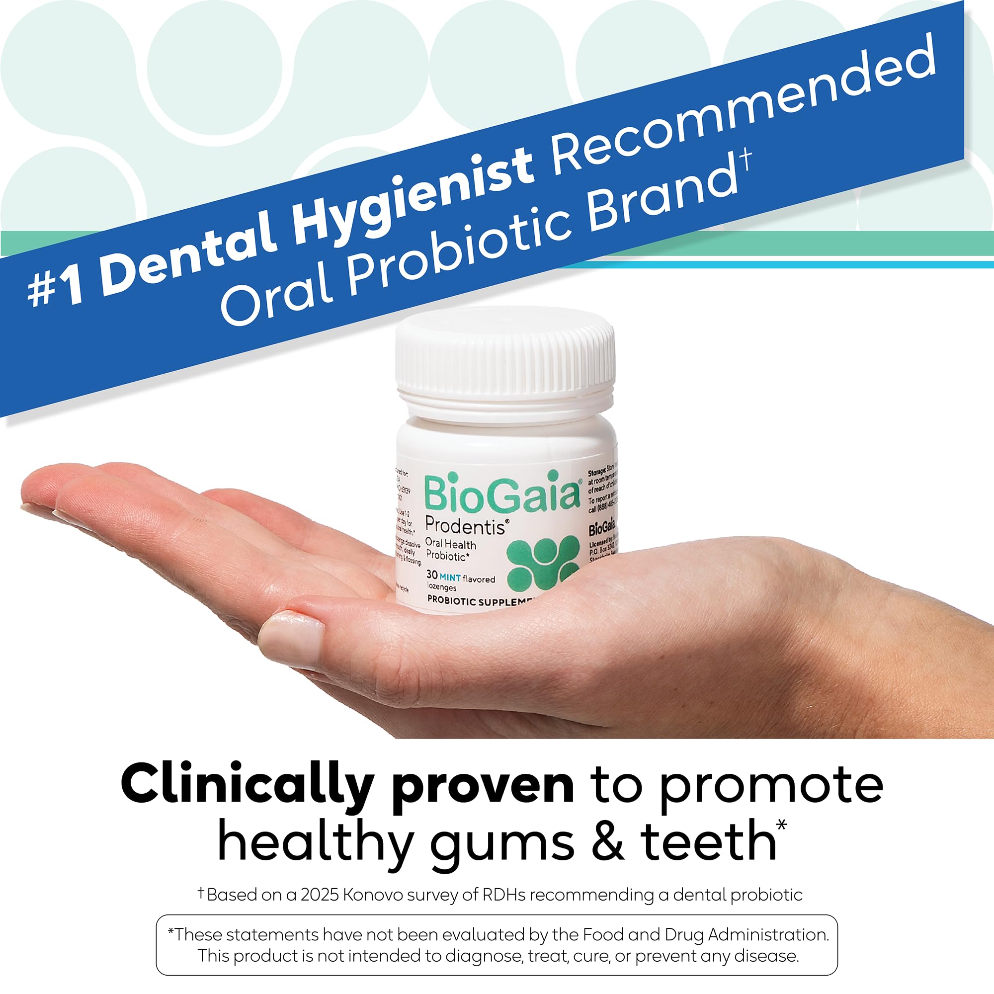 BioGaia Prodentis | Oral Probiotics | Promotes Healthy Gums & Teeth | Defends Against Bad Breath & Dental Problems | Improves Oral Health BioGaia buy supplements canada