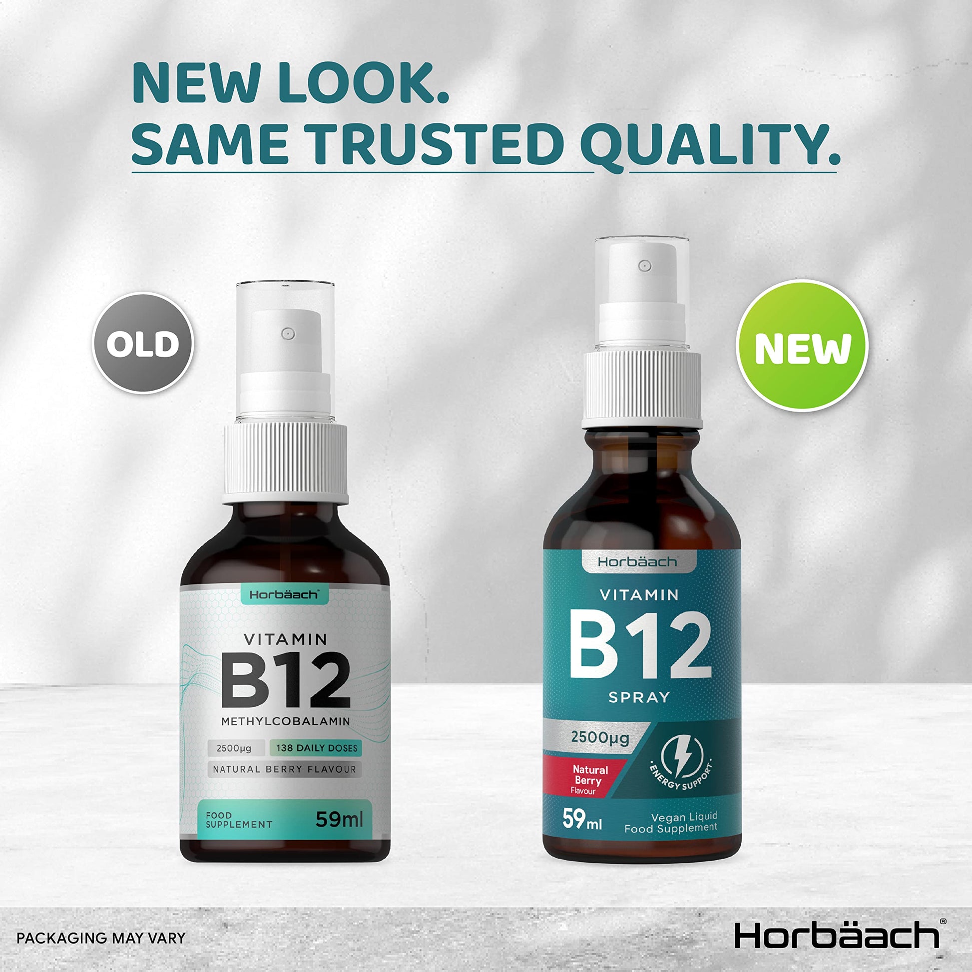 Vitamin B12 Spray 2500mcg | 59ml | High Strength Supplement | Natural Berry Flavour Horbäach buy supplements canada